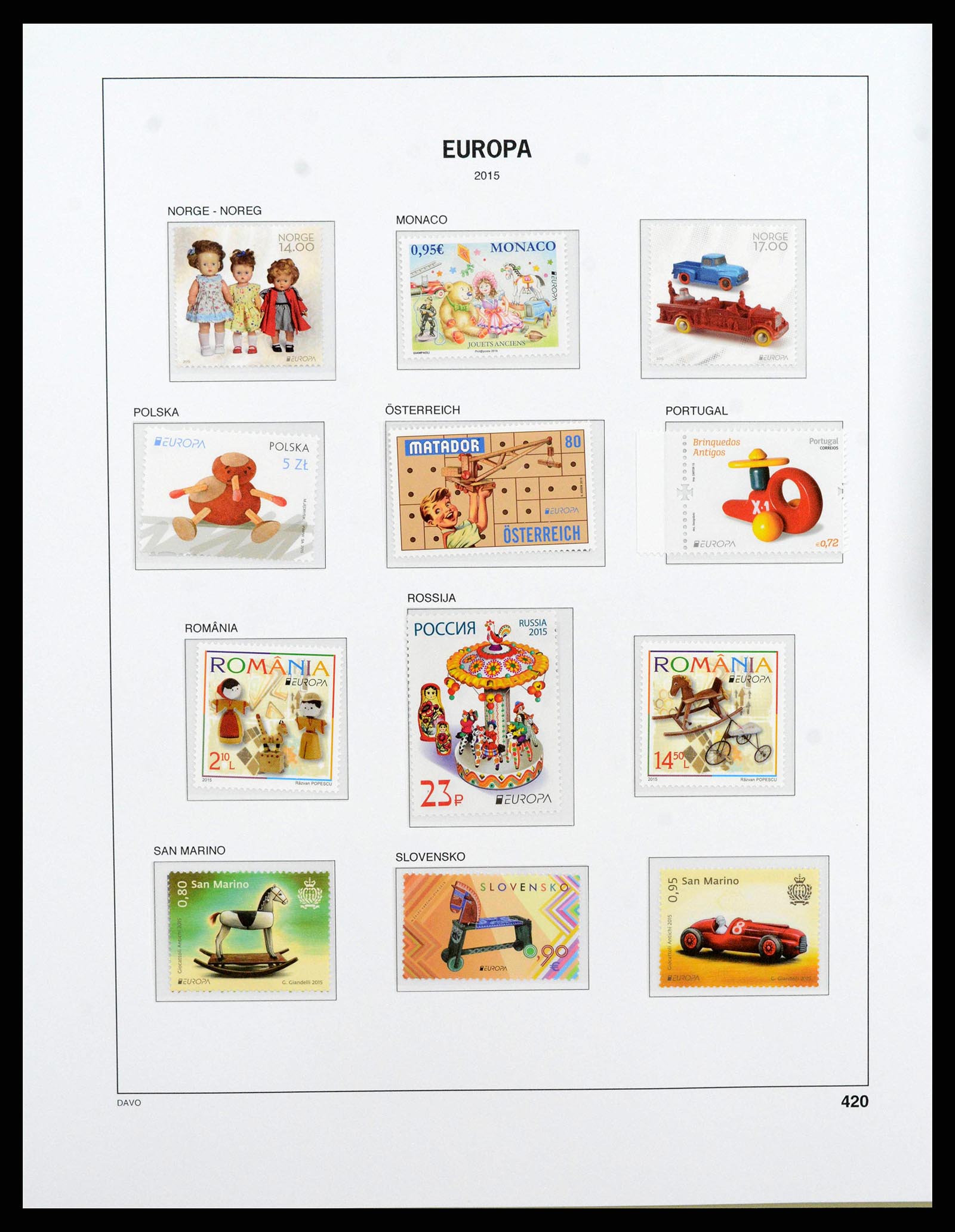 38260 0760 - Postzegelverzameling 38260 Europa CEPT 1949-2015!