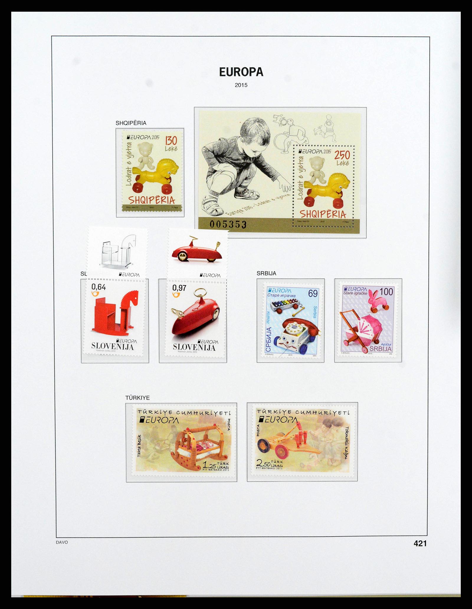 38260 0761 - Postzegelverzameling 38260 Europa CEPT 1949-2015!