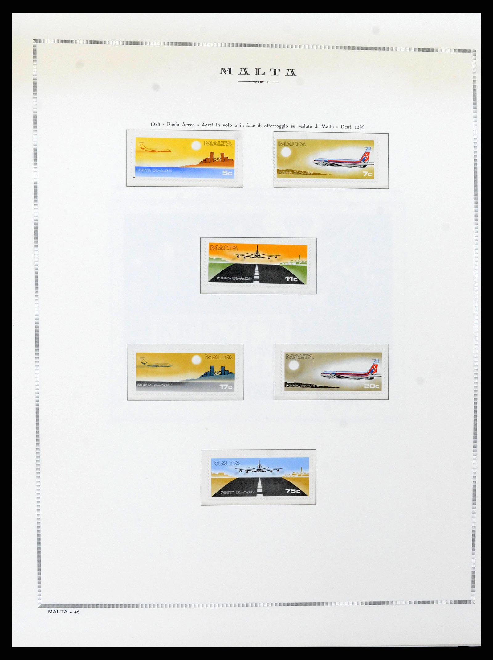 38262 0011 - Postzegelverzameling 38262 Malta 1975-1998.