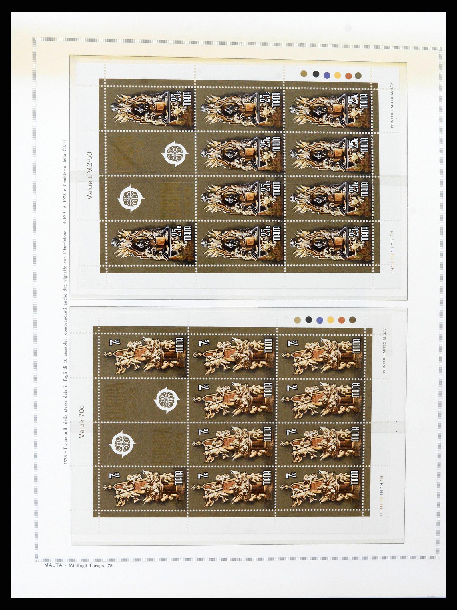 38262 0013 - Stamp collection 38262 Malta 1975-1998.