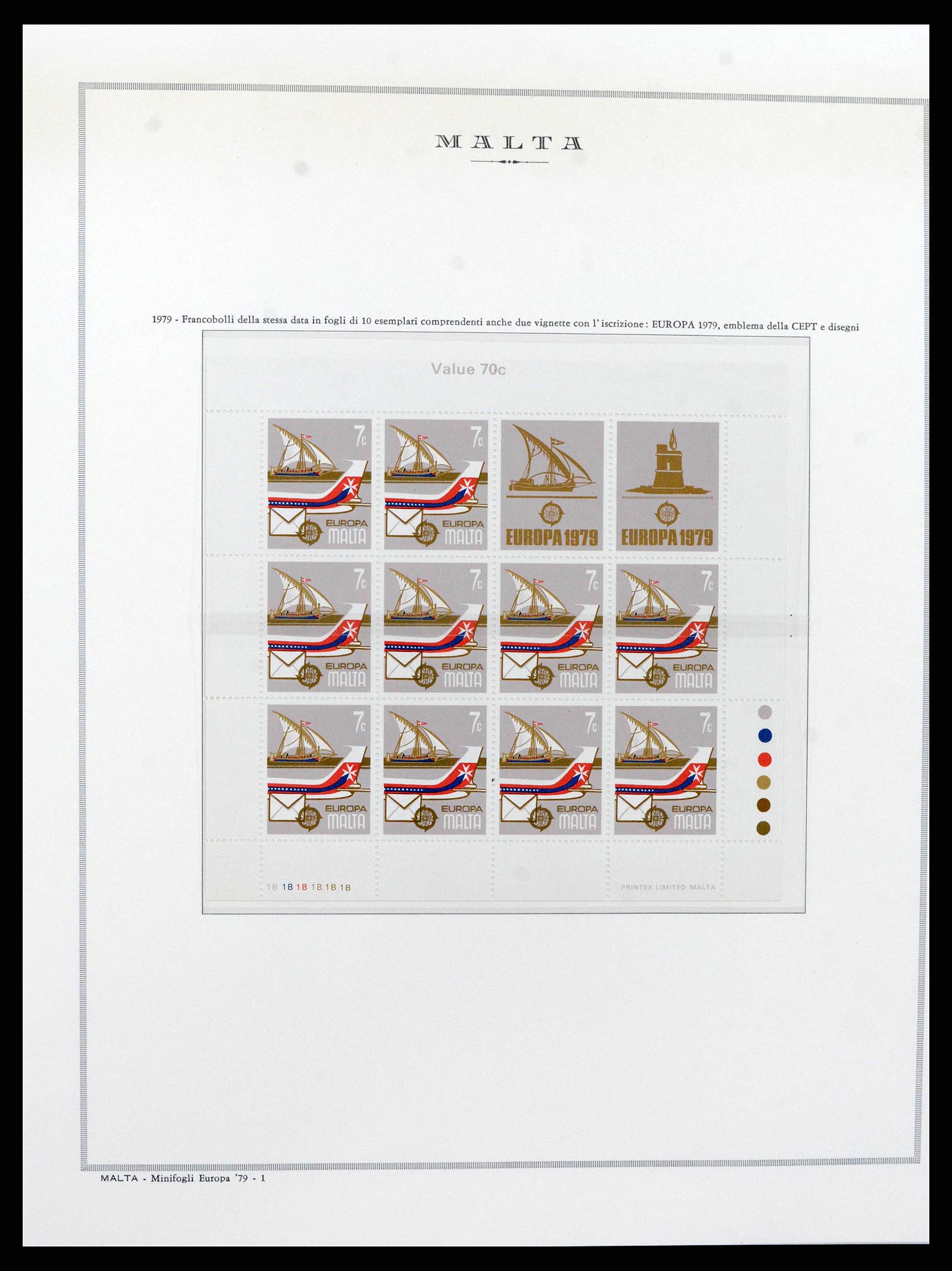 38262 0017 - Postzegelverzameling 38262 Malta 1975-1998.