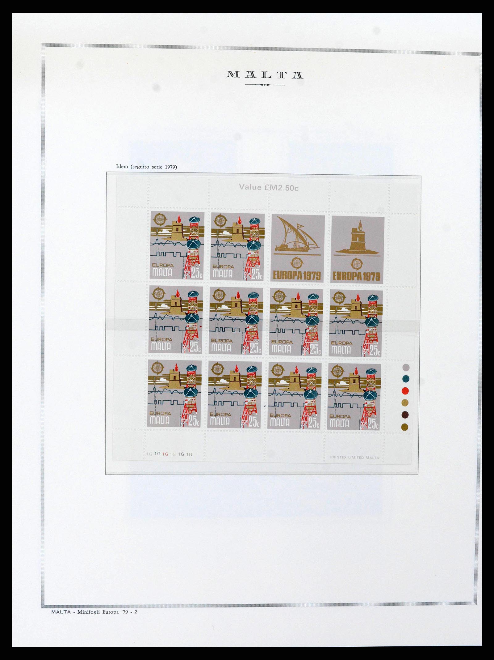 38262 0018 - Postzegelverzameling 38262 Malta 1975-1998.