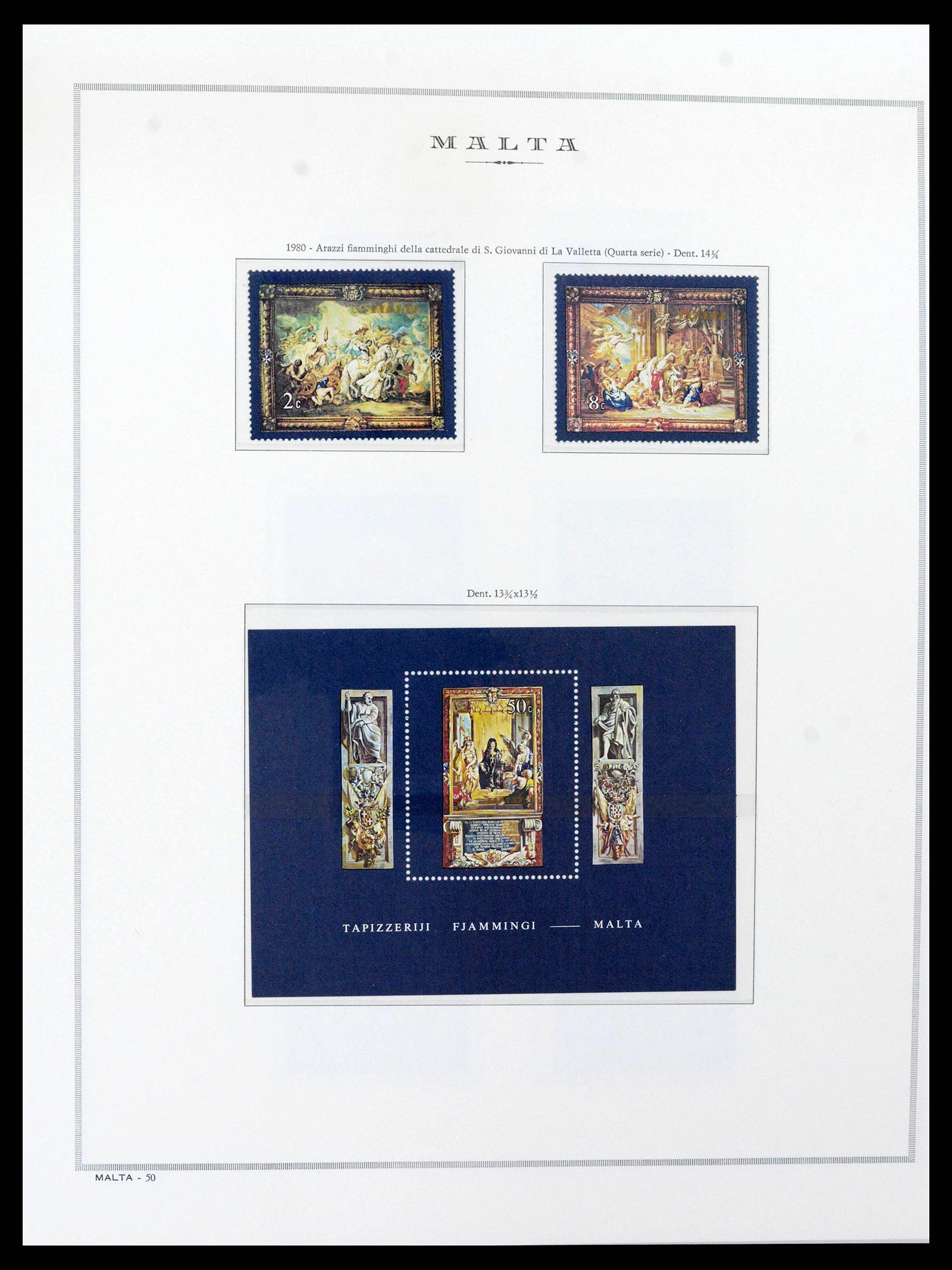 38262 0019 - Postzegelverzameling 38262 Malta 1975-1998.