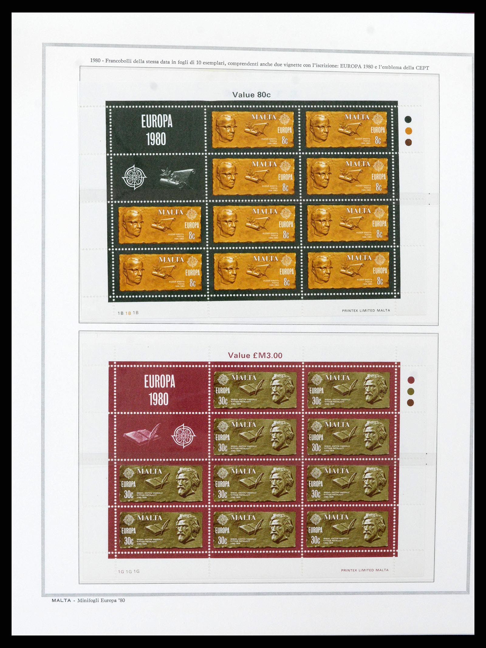38262 0022 - Stamp collection 38262 Malta 1975-1998.