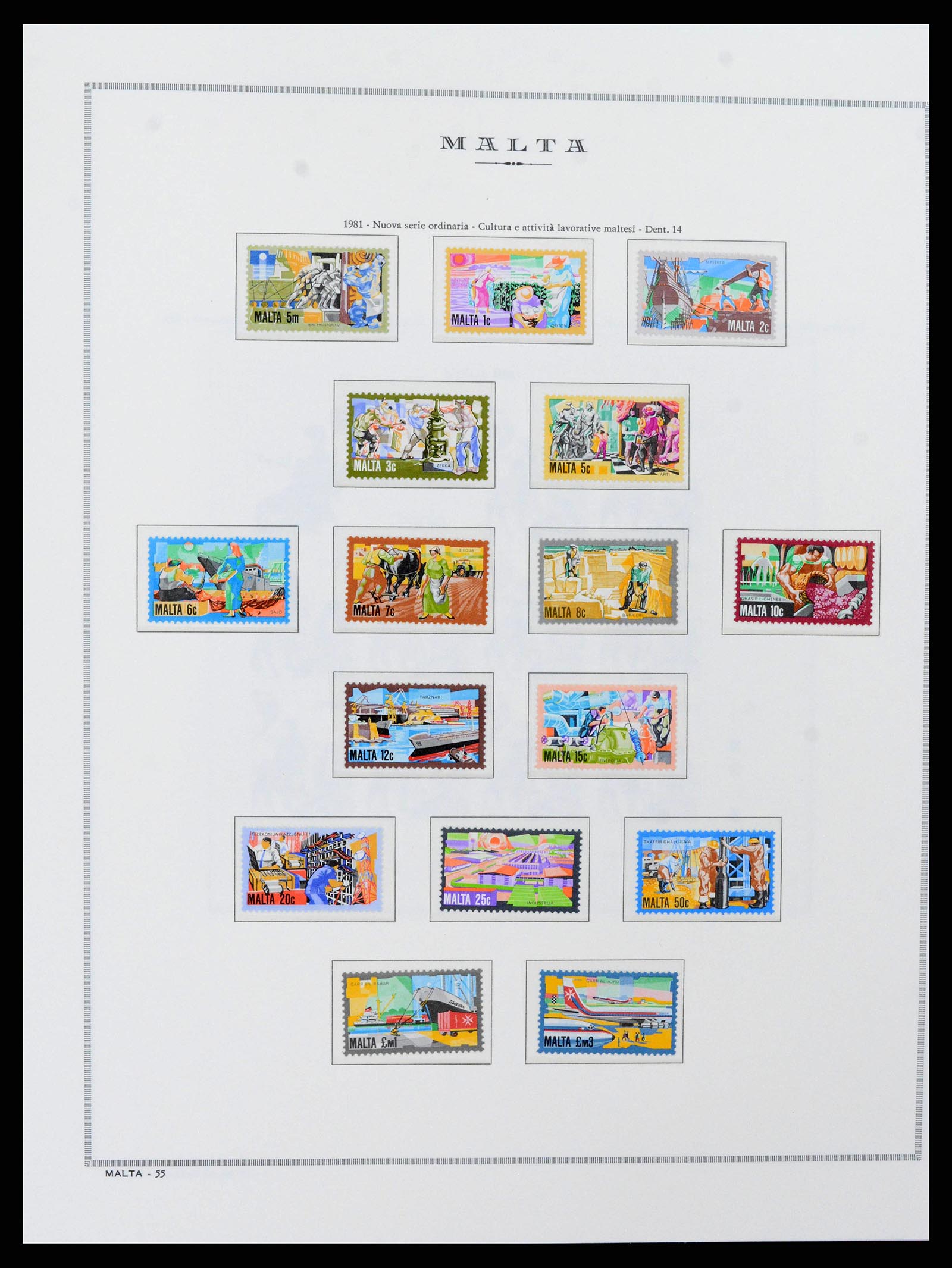 38262 0025 - Stamp collection 38262 Malta 1975-1998.