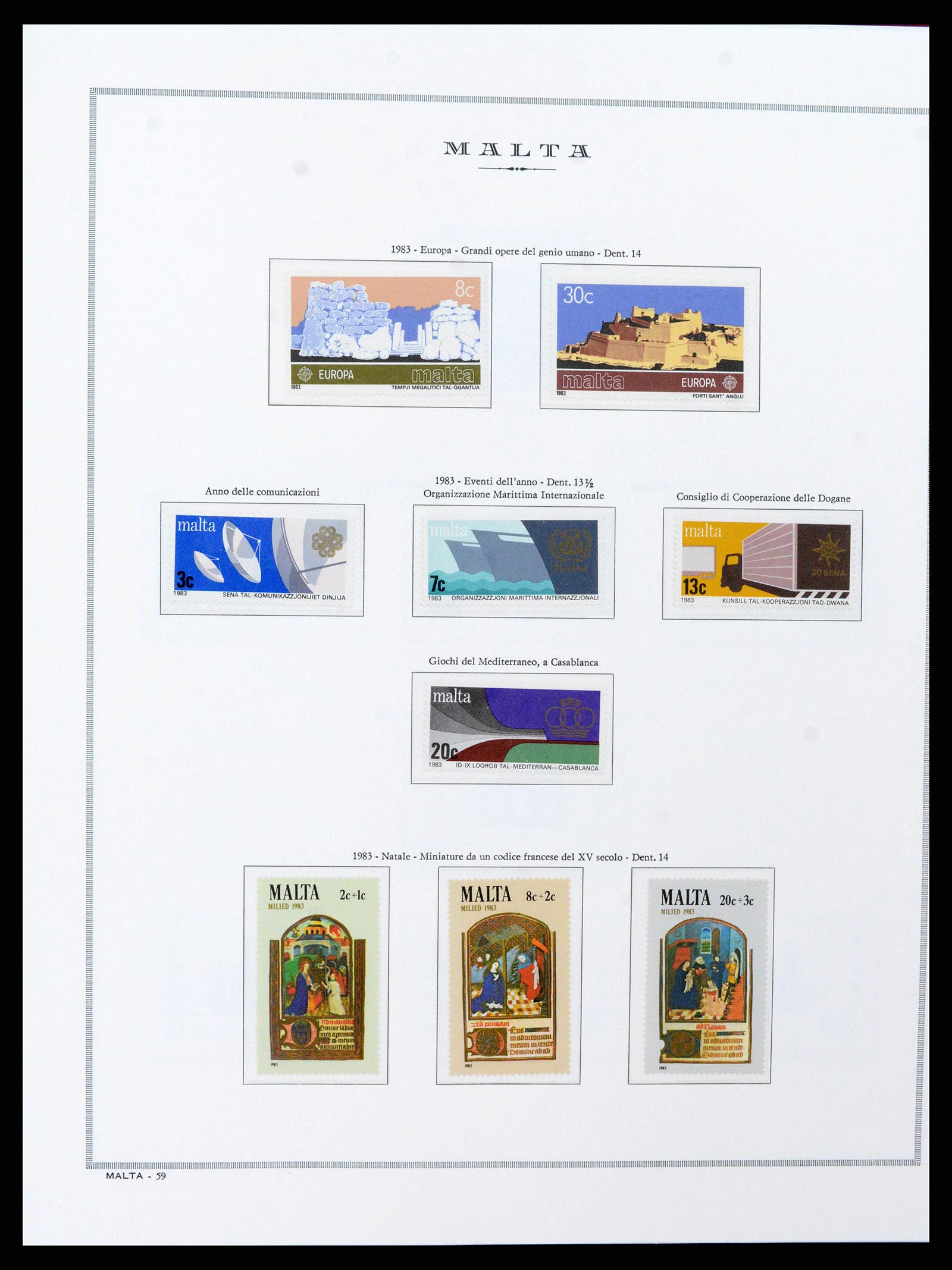 38262 0029 - Stamp collection 38262 Malta 1975-1998.