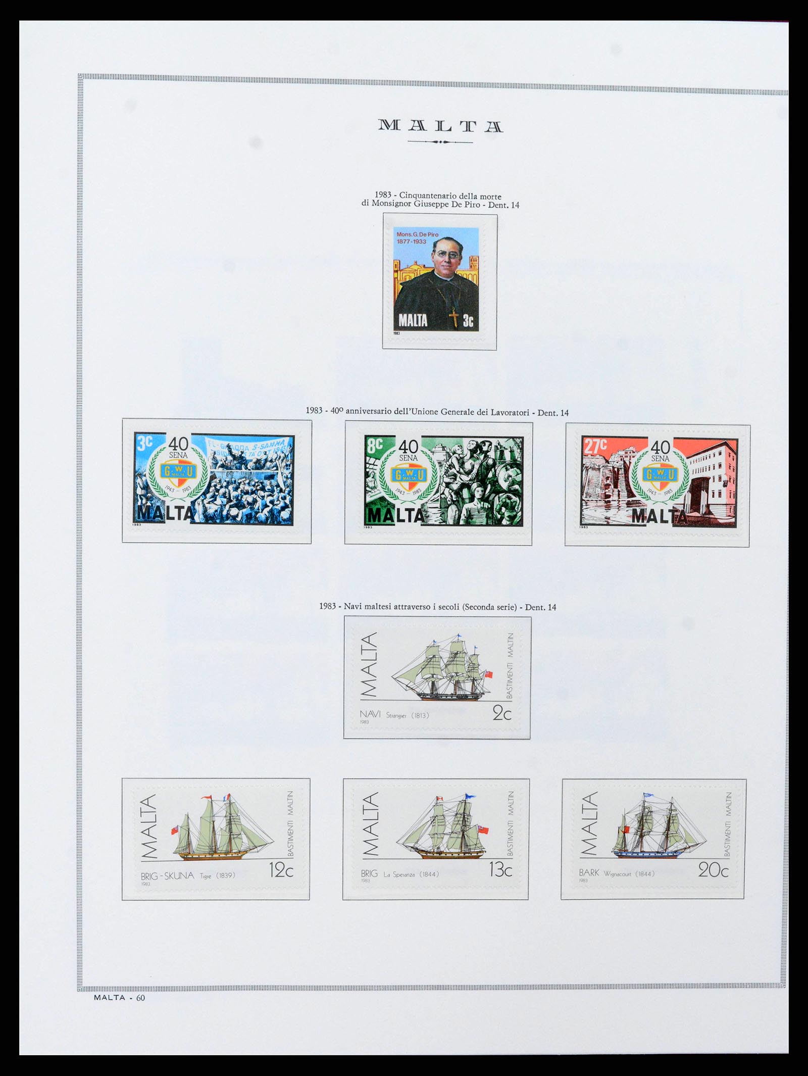38262 0030 - Stamp collection 38262 Malta 1975-1998.
