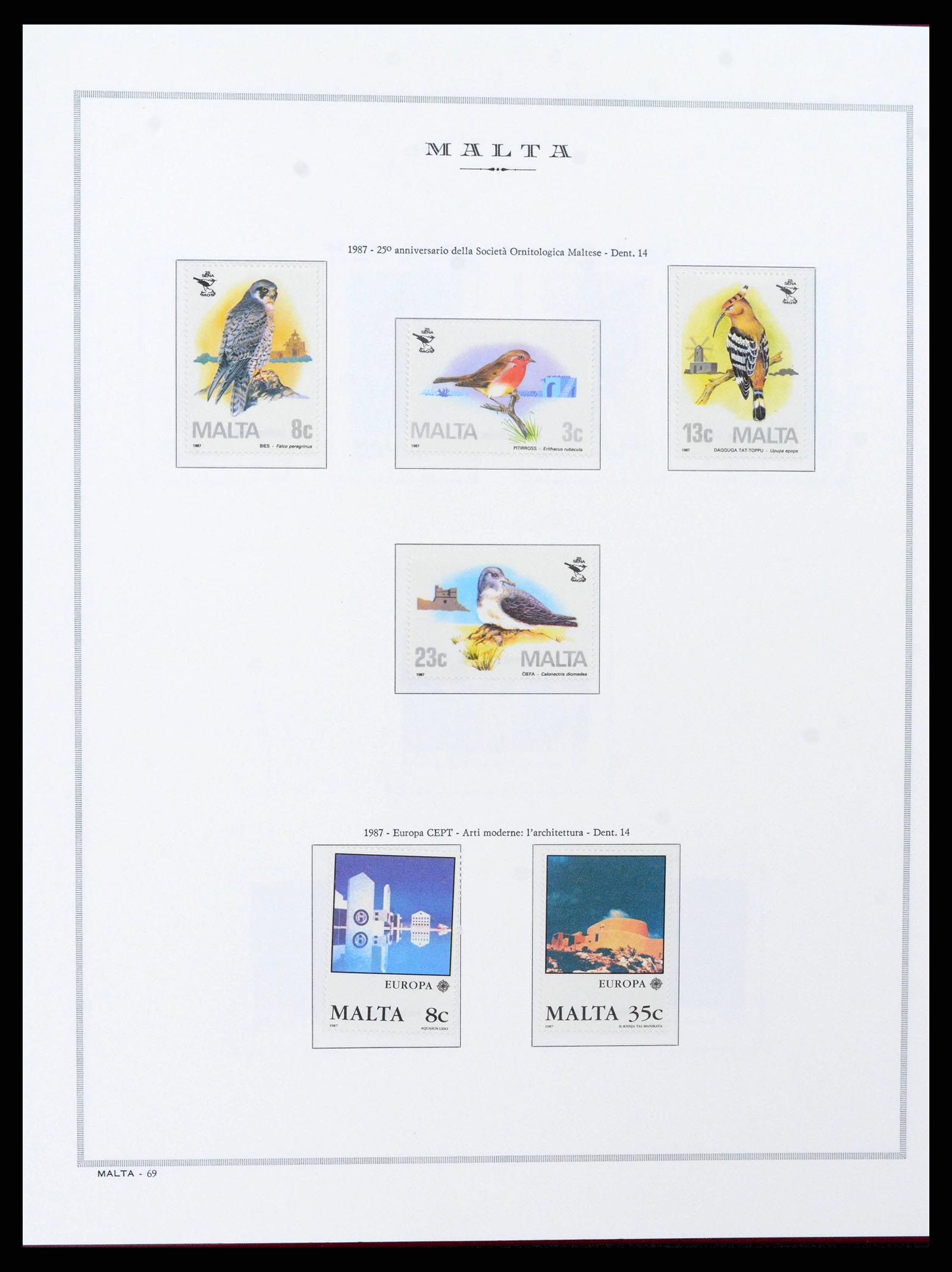 38262 0039 - Stamp collection 38262 Malta 1975-1998.