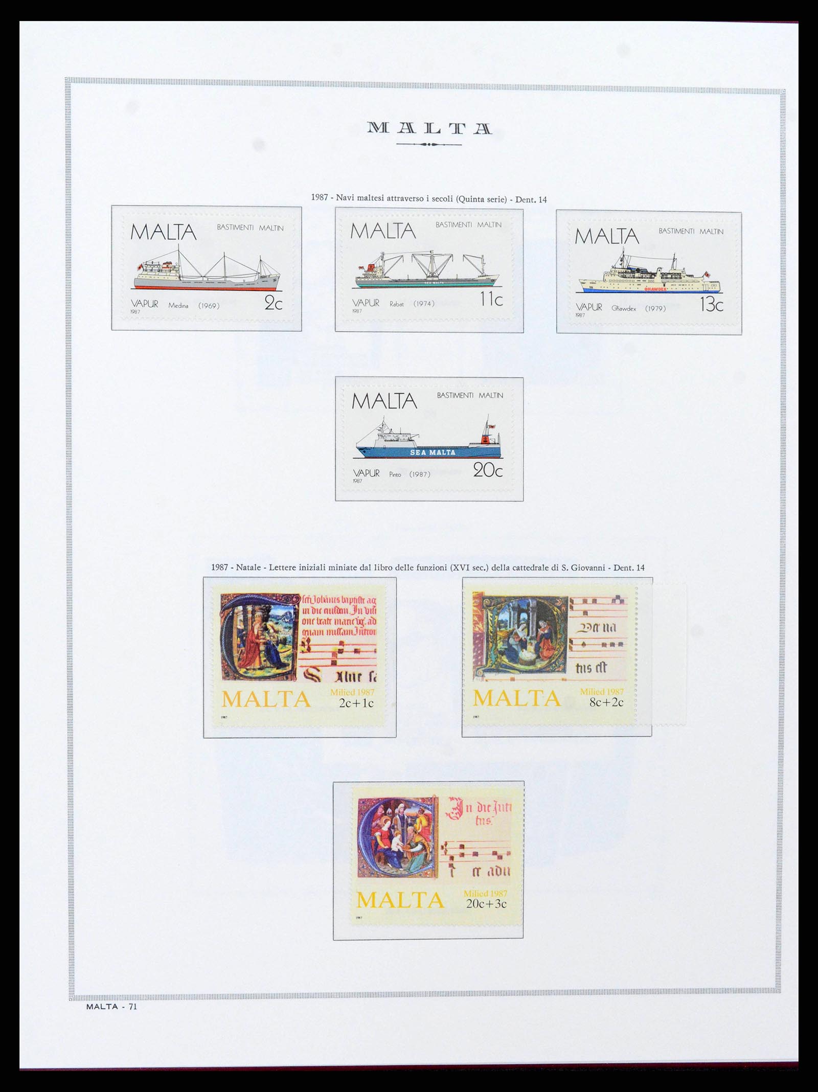 38262 0041 - Stamp collection 38262 Malta 1975-1998.