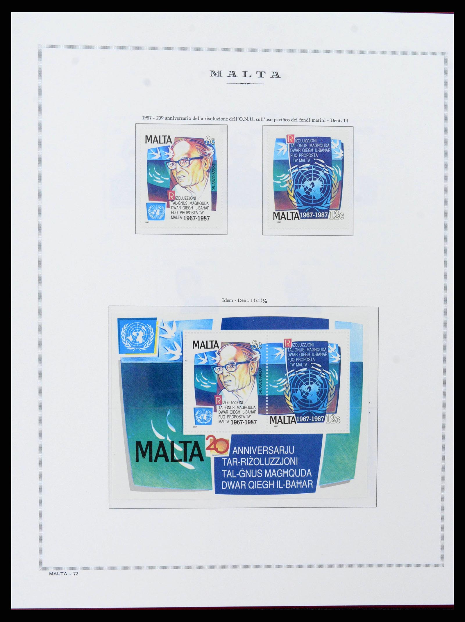 38262 0042 - Stamp collection 38262 Malta 1975-1998.