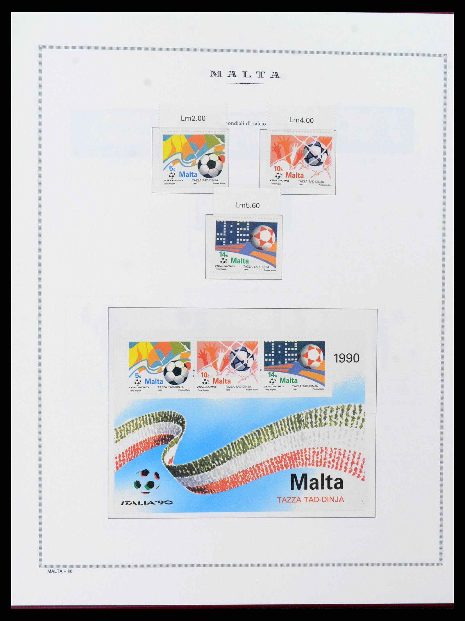 38262 0055 - Stamp collection 38262 Malta 1975-1998.