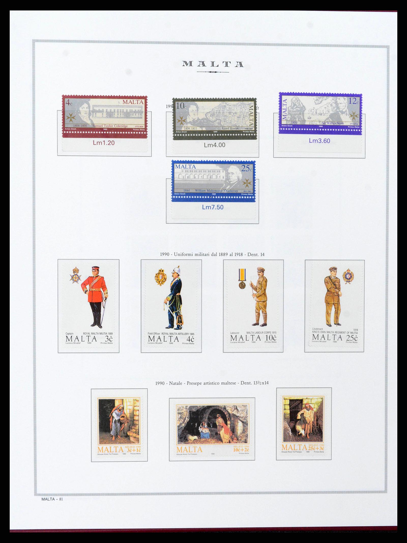 38262 0056 - Stamp collection 38262 Malta 1975-1998.