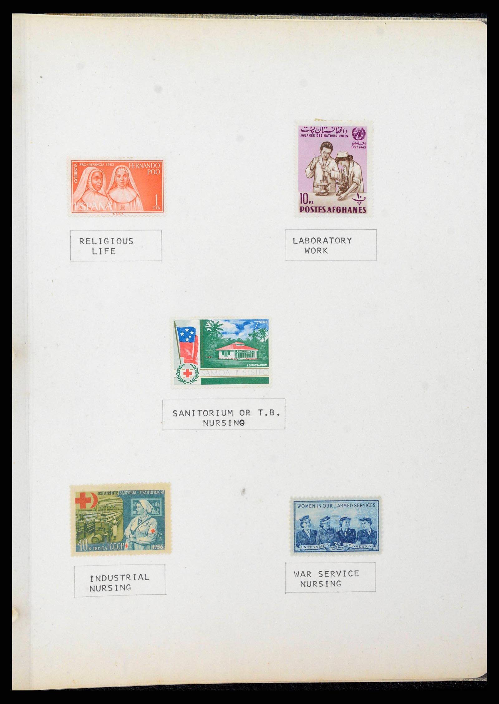 38266 0013 - Postzegelverzameling 38266 Motief Rode Kruis 1920-1970.