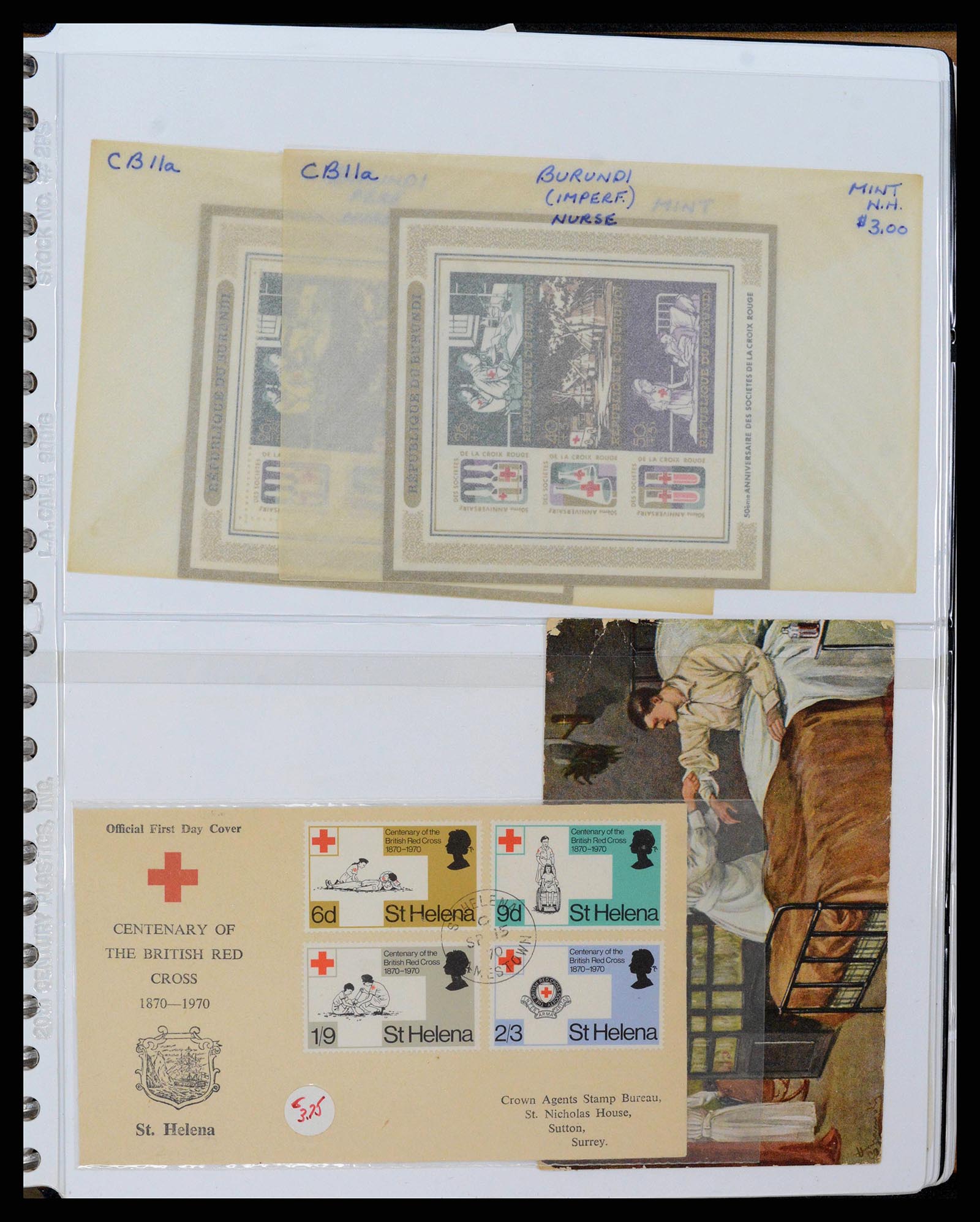 38266 0018 - Postzegelverzameling 38266 Motief Rode Kruis 1920-1970.