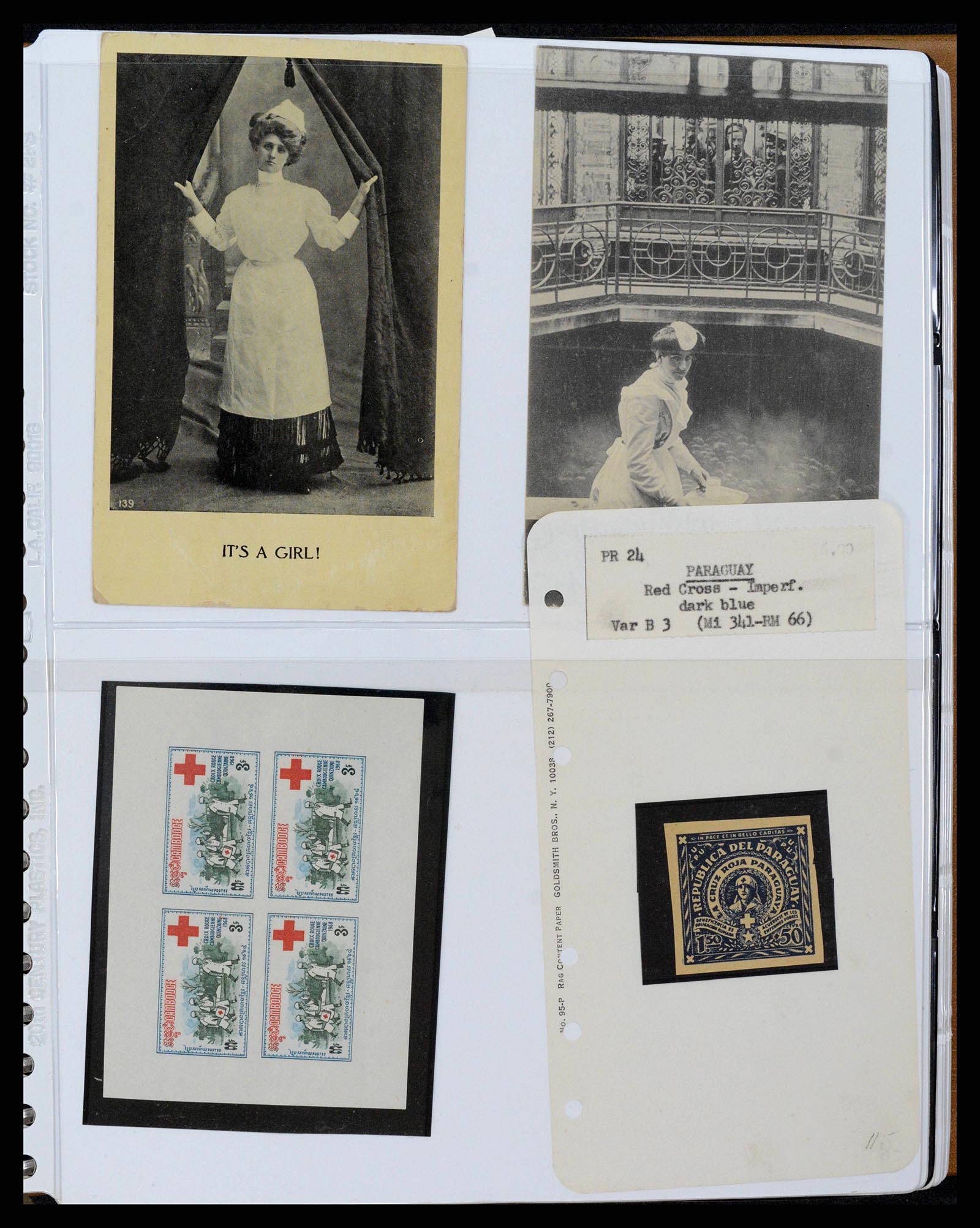 38266 0019 - Postzegelverzameling 38266 Motief Rode Kruis 1920-1970.