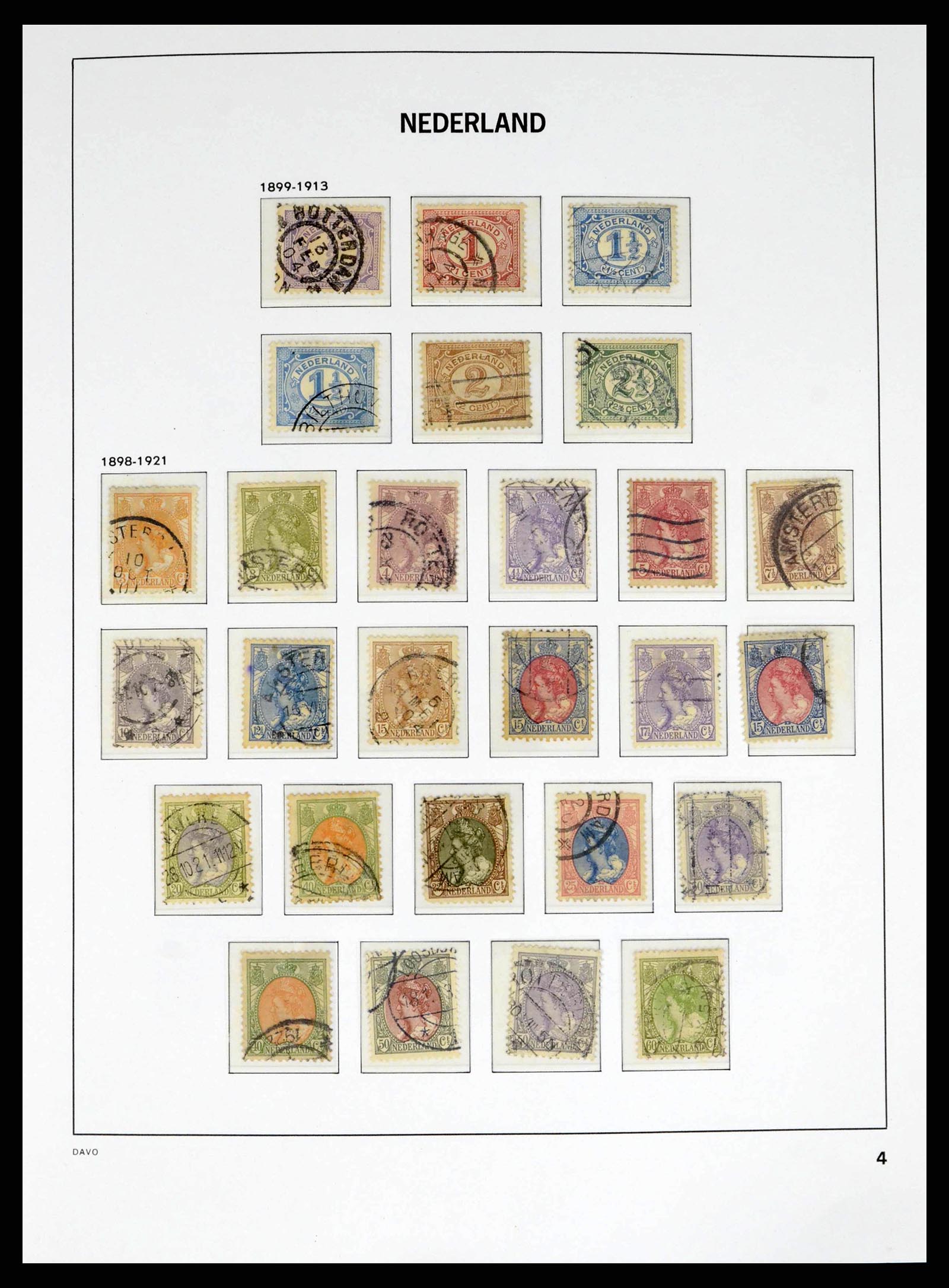 38268 0004 - Postzegelverzameling 38268 Nederland 1852-1986.