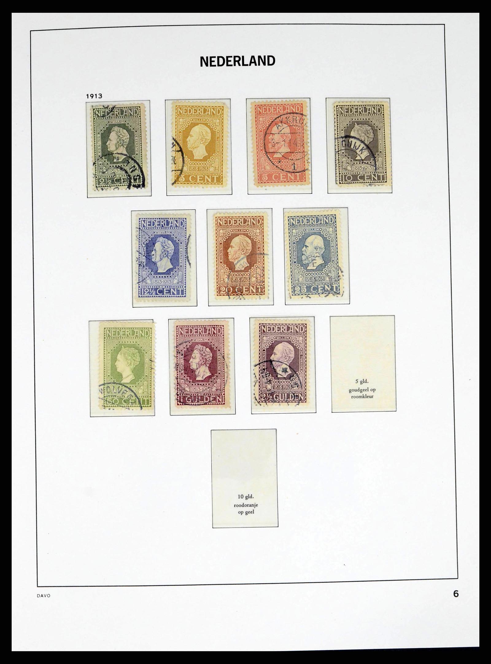 38268 0006 - Postzegelverzameling 38268 Nederland 1852-1986.