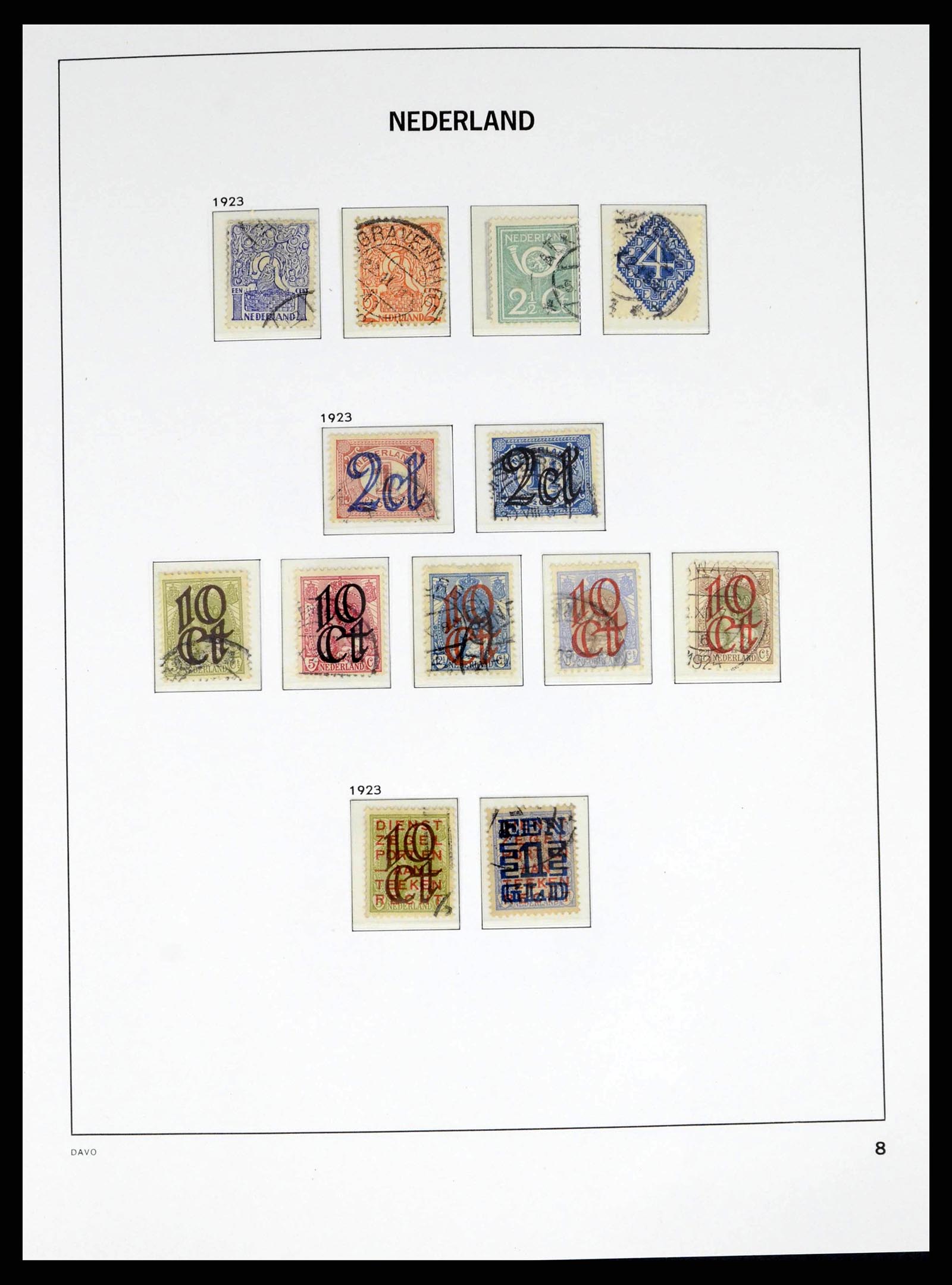 38268 0008 - Postzegelverzameling 38268 Nederland 1852-1986.