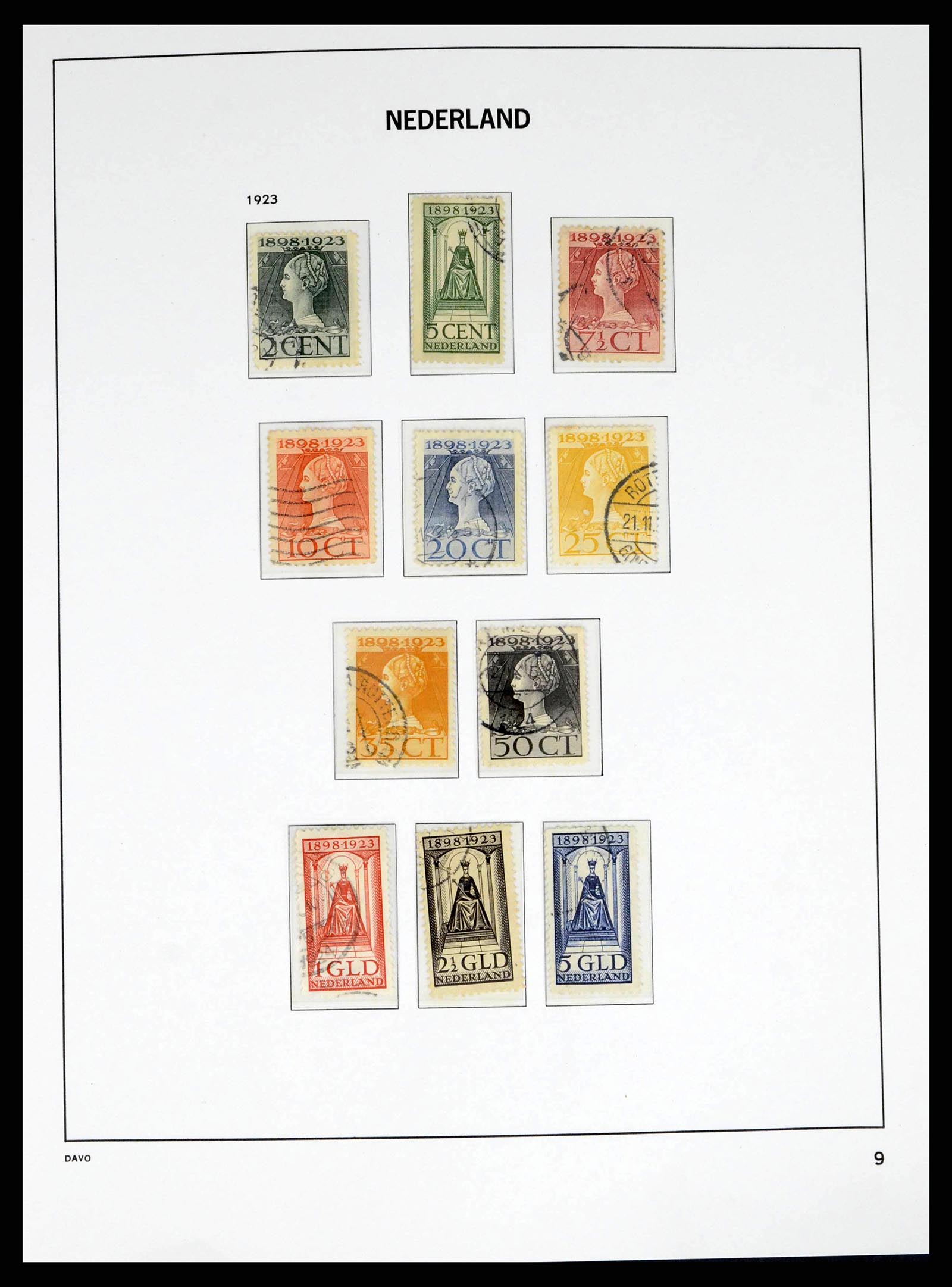 38268 0009 - Postzegelverzameling 38268 Nederland 1852-1986.
