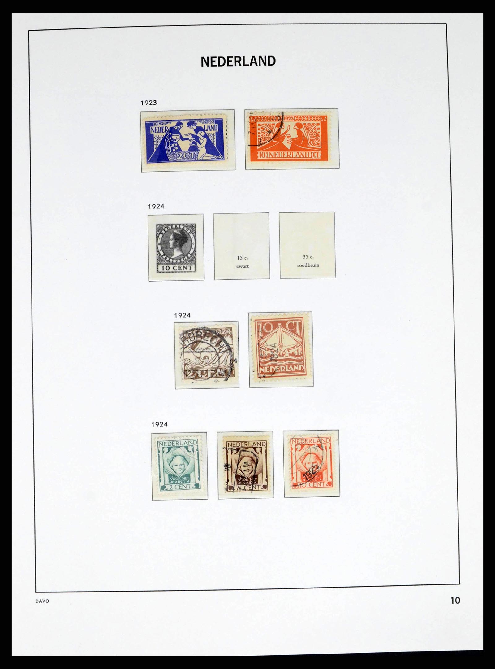 38268 0010 - Postzegelverzameling 38268 Nederland 1852-1986.