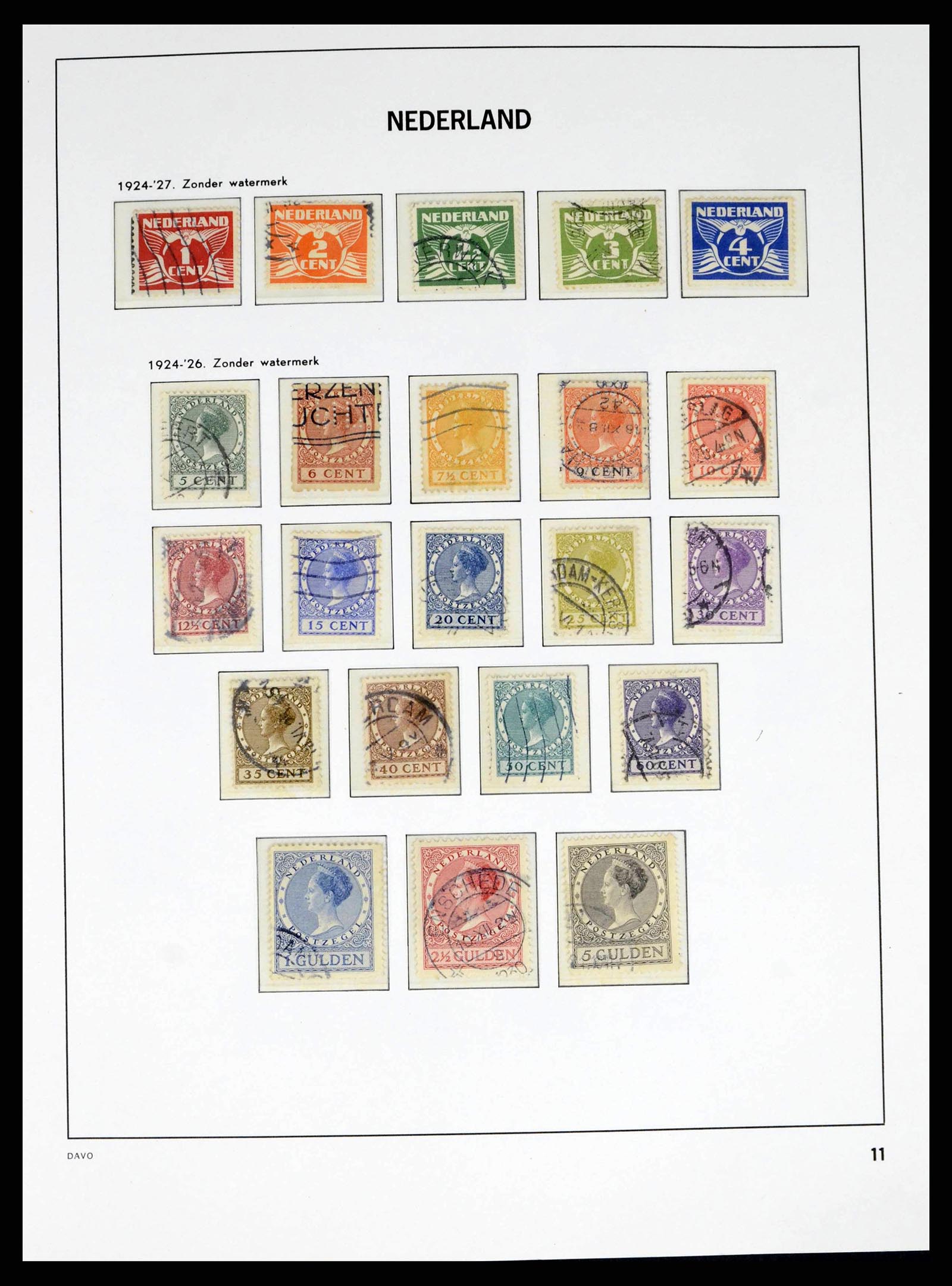 38268 0011 - Postzegelverzameling 38268 Nederland 1852-1986.