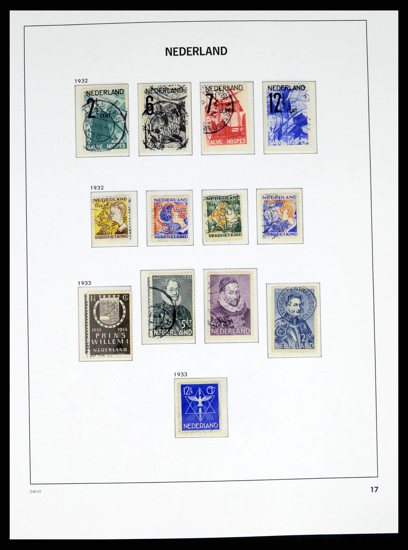38268 0017 - Postzegelverzameling 38268 Nederland 1852-1986.