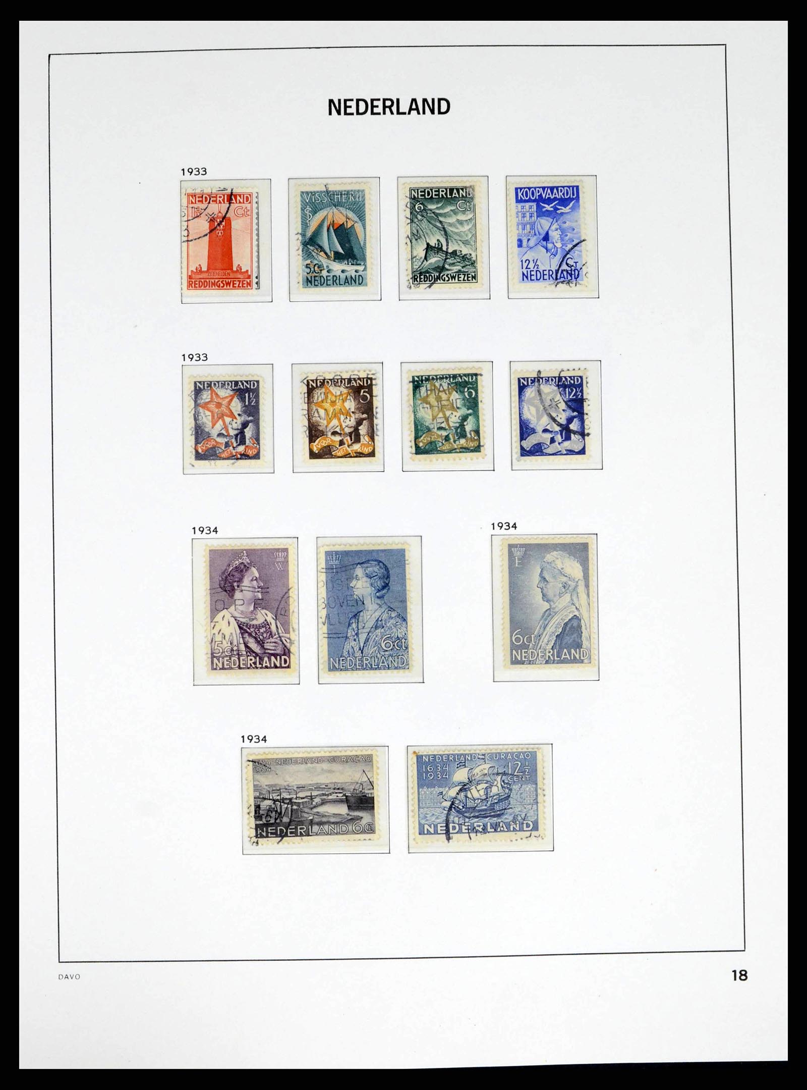 38268 0018 - Postzegelverzameling 38268 Nederland 1852-1986.
