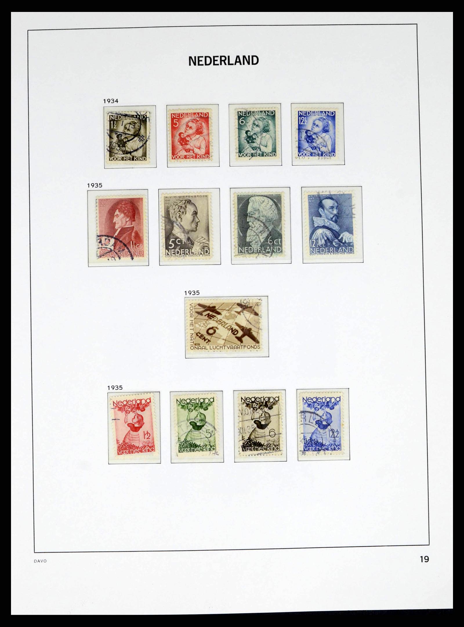 38268 0019 - Postzegelverzameling 38268 Nederland 1852-1986.