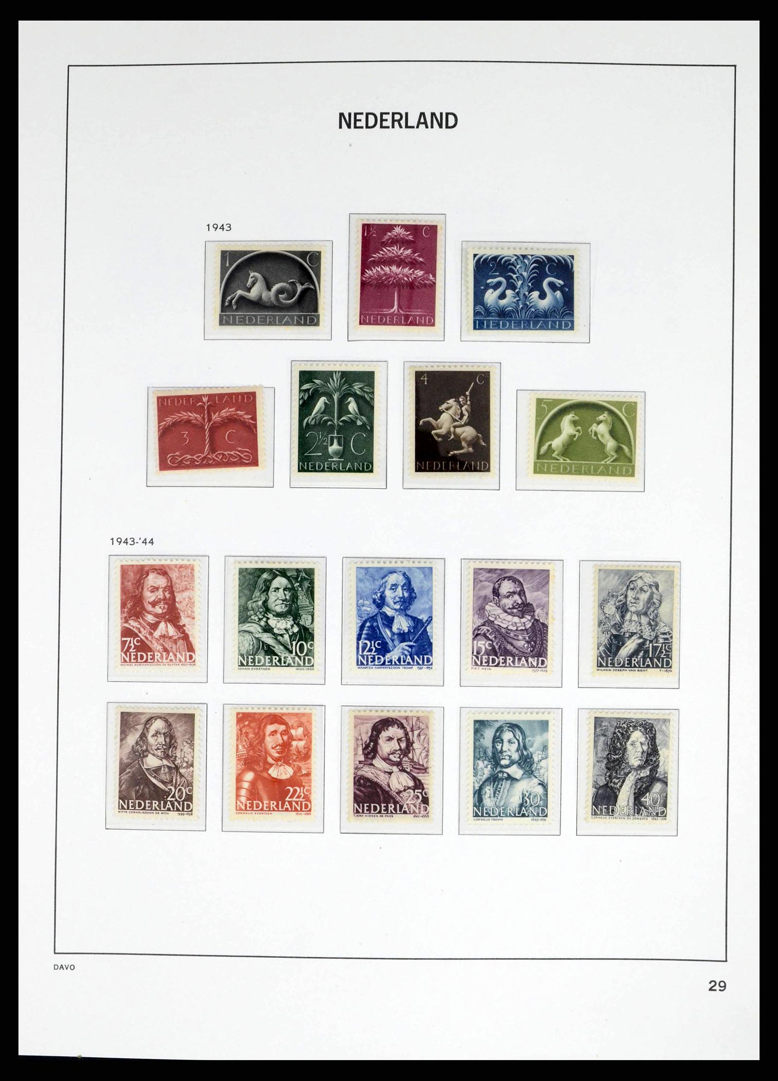 38268 0028 - Postzegelverzameling 38268 Nederland 1852-1986.