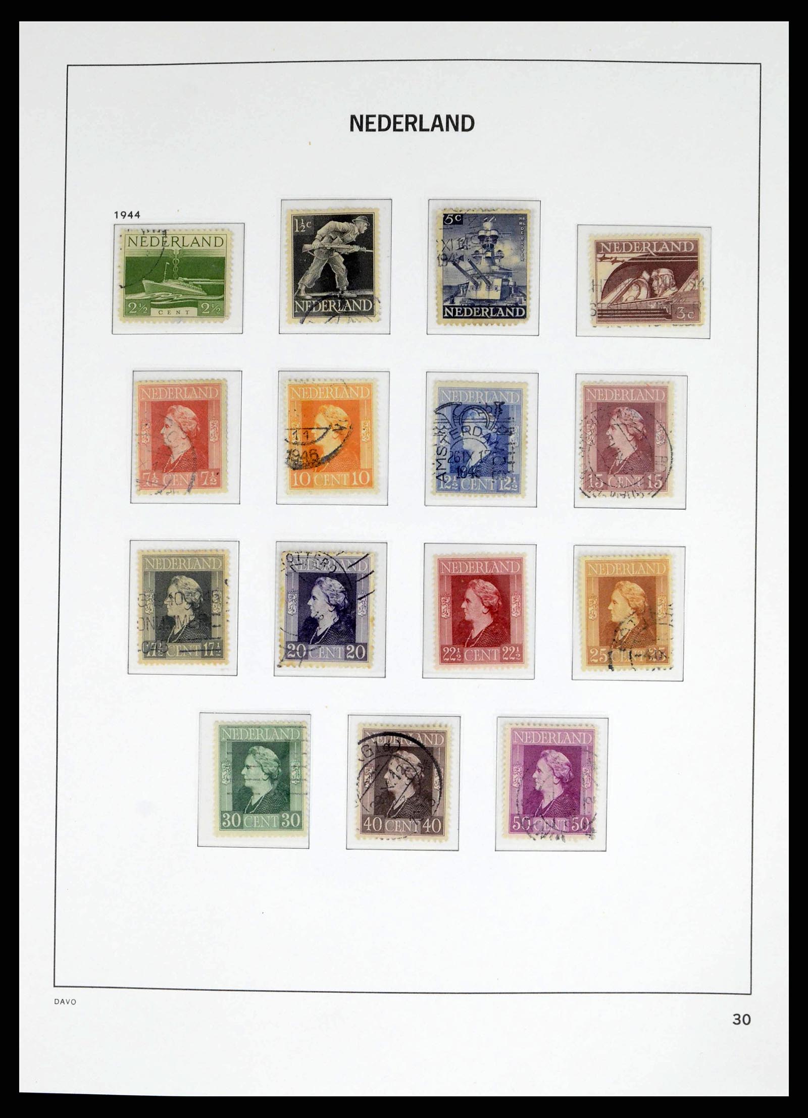 38268 0029 - Postzegelverzameling 38268 Nederland 1852-1986.