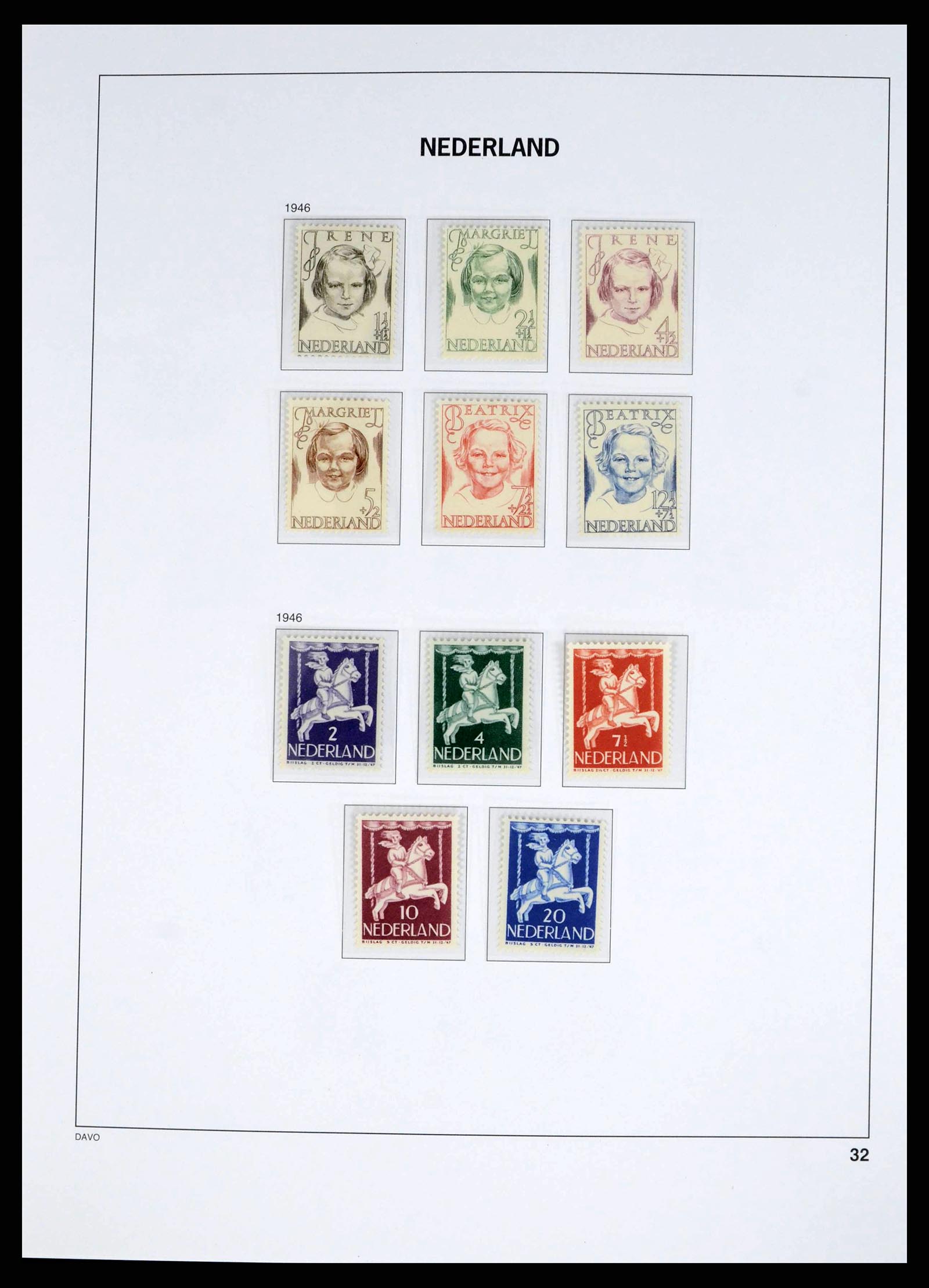 38268 0031 - Postzegelverzameling 38268 Nederland 1852-1986.