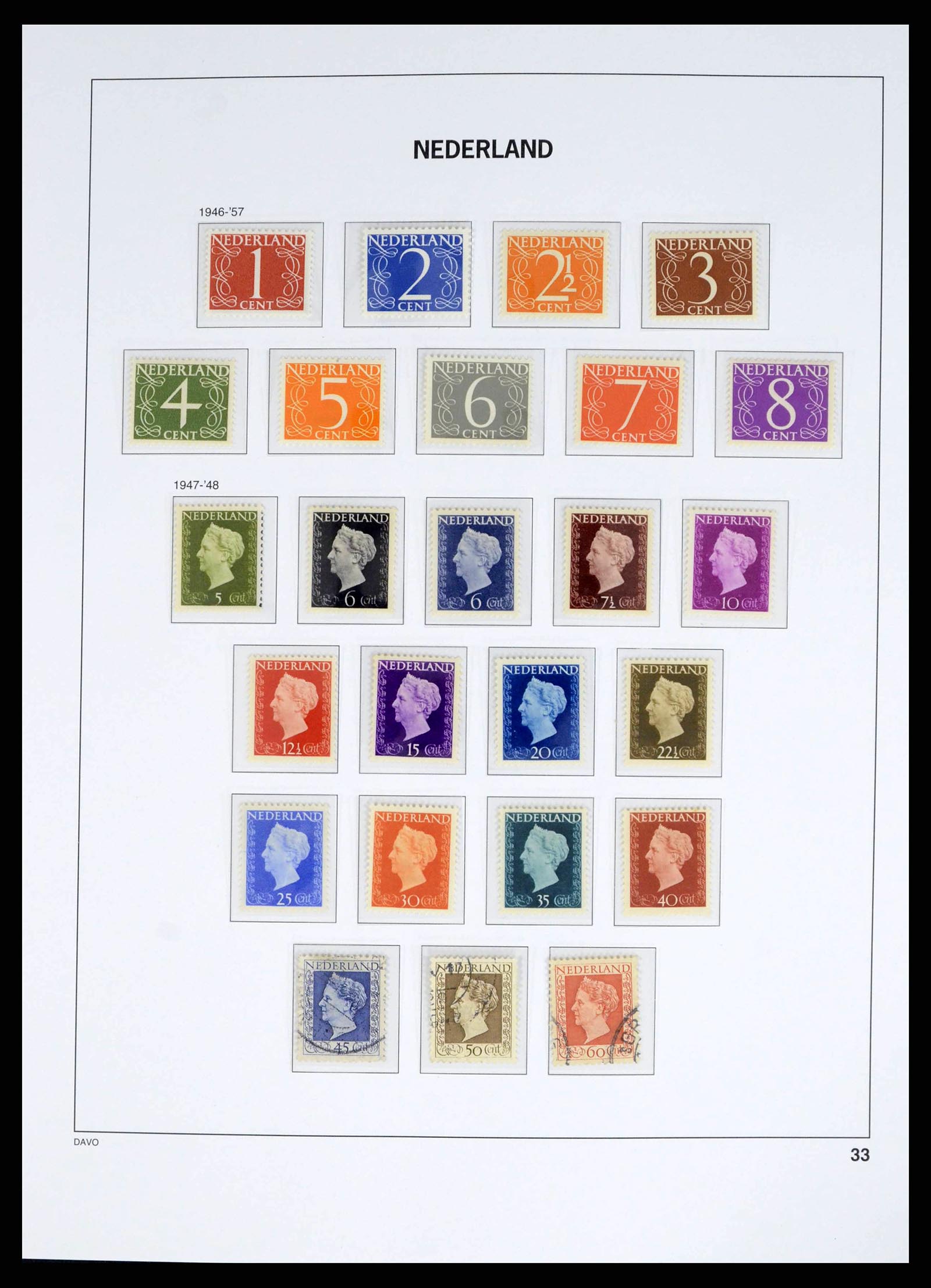 38268 0032 - Postzegelverzameling 38268 Nederland 1852-1986.