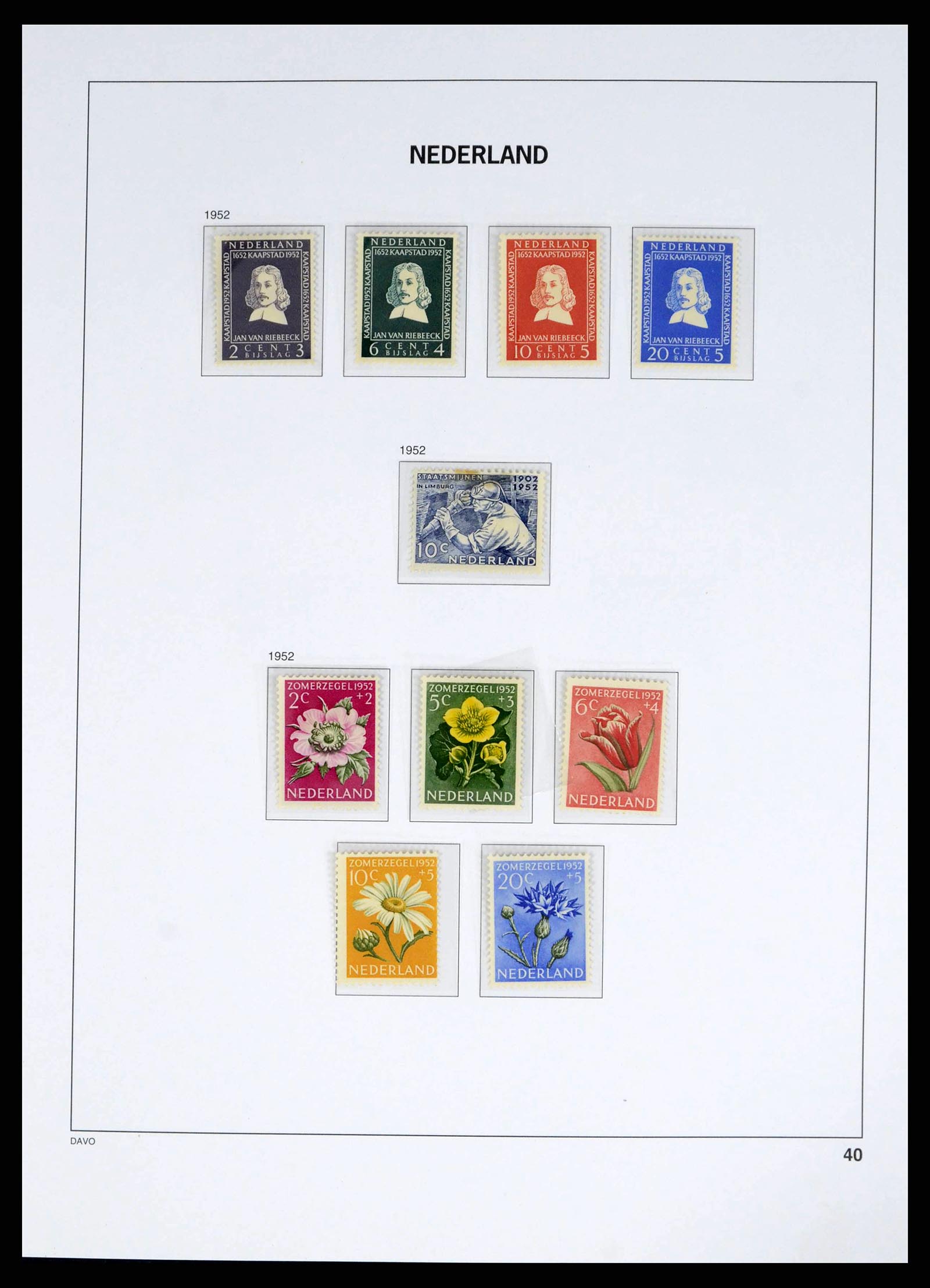38268 0039 - Postzegelverzameling 38268 Nederland 1852-1986.