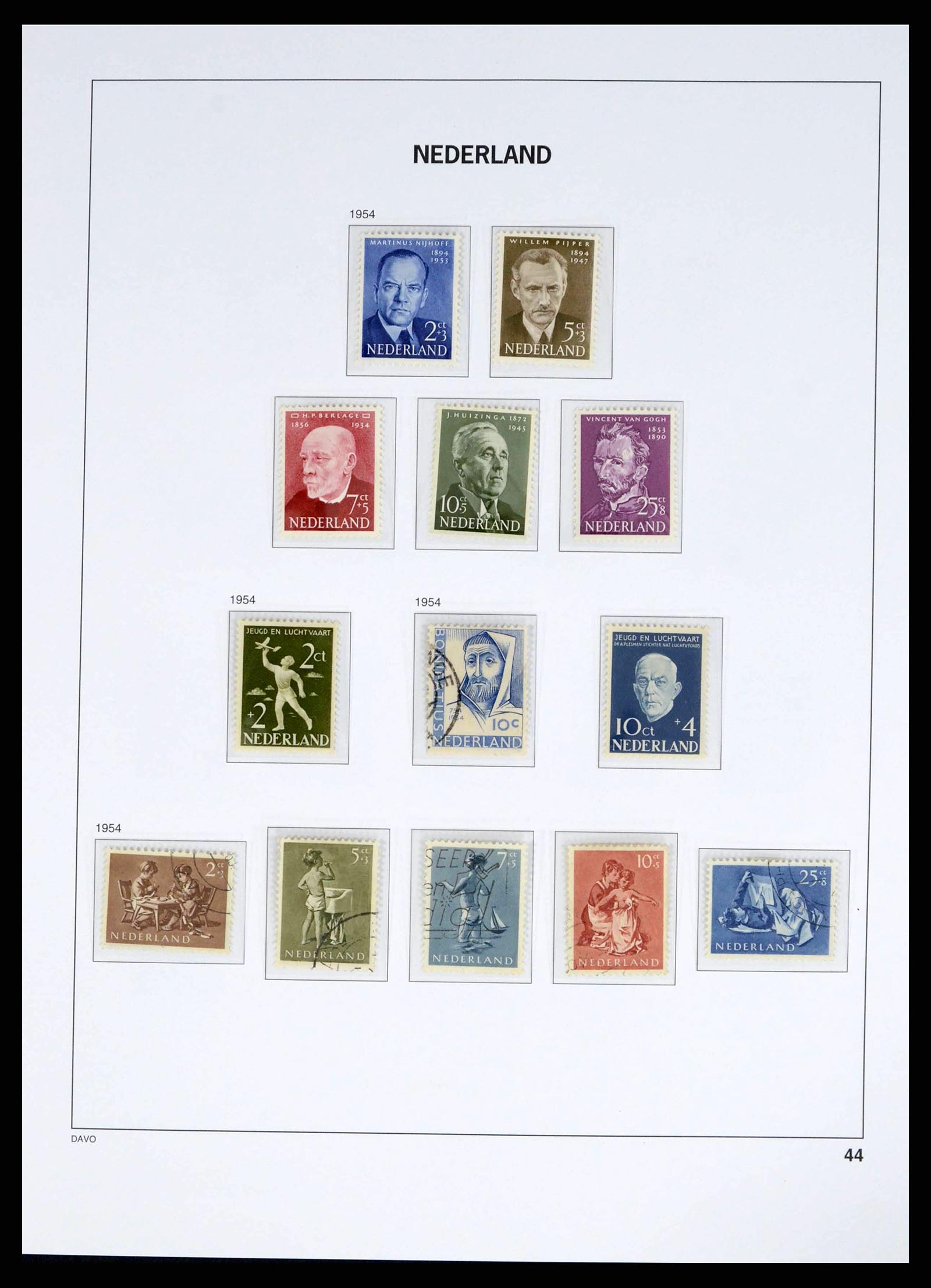 38268 0044 - Postzegelverzameling 38268 Nederland 1852-1986.
