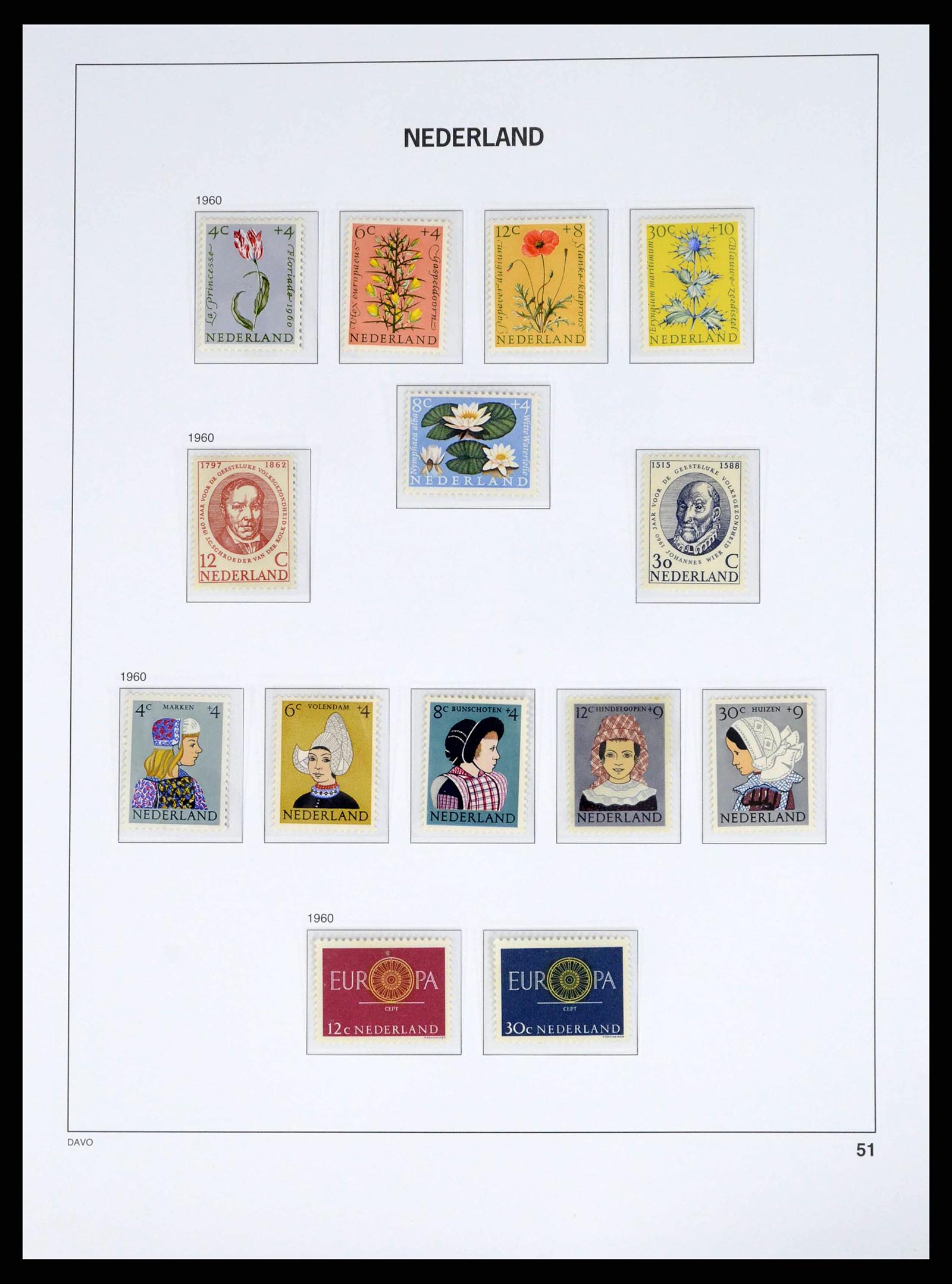 38268 0051 - Postzegelverzameling 38268 Nederland 1852-1986.
