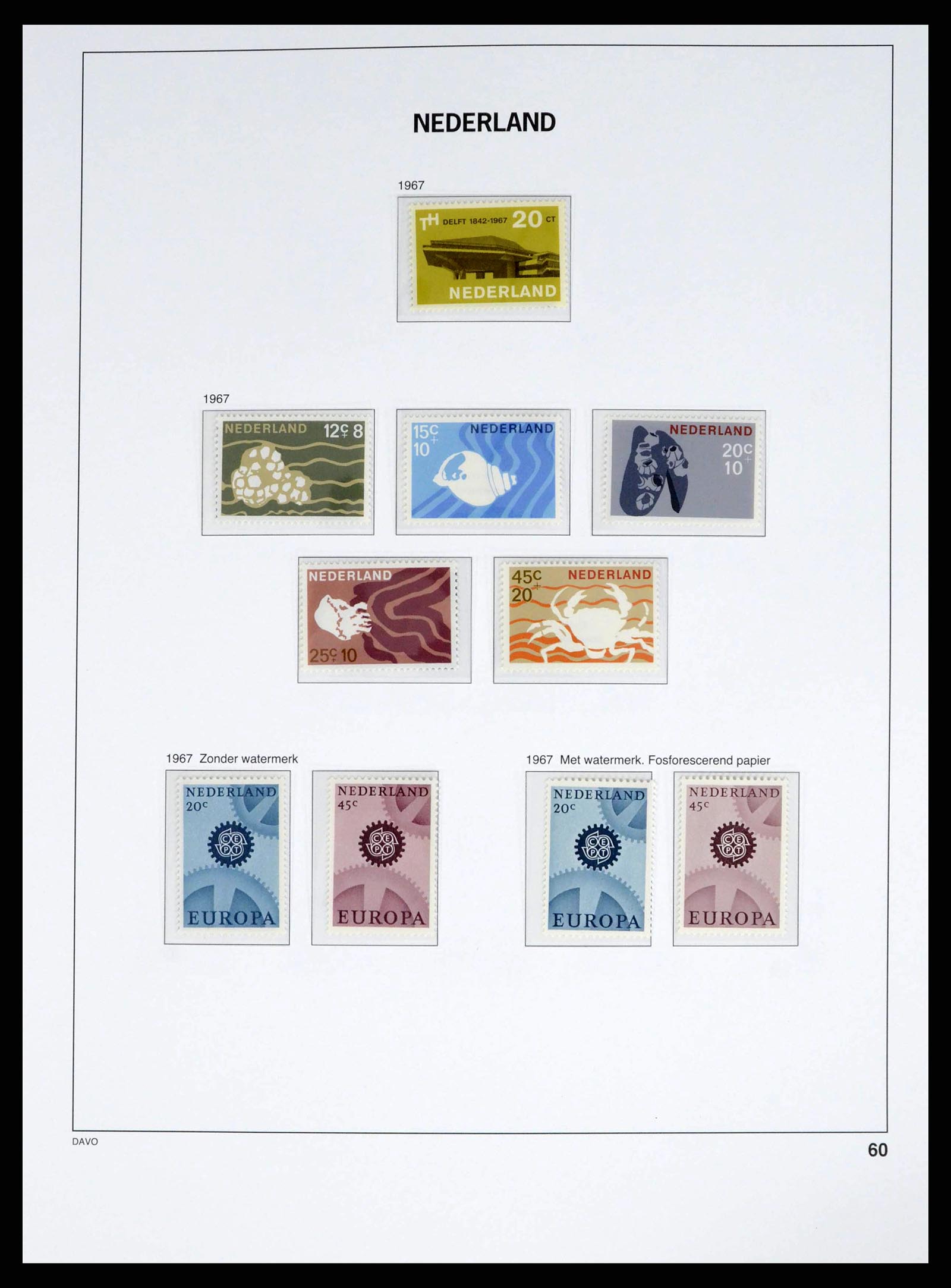 38268 0060 - Postzegelverzameling 38268 Nederland 1852-1986.