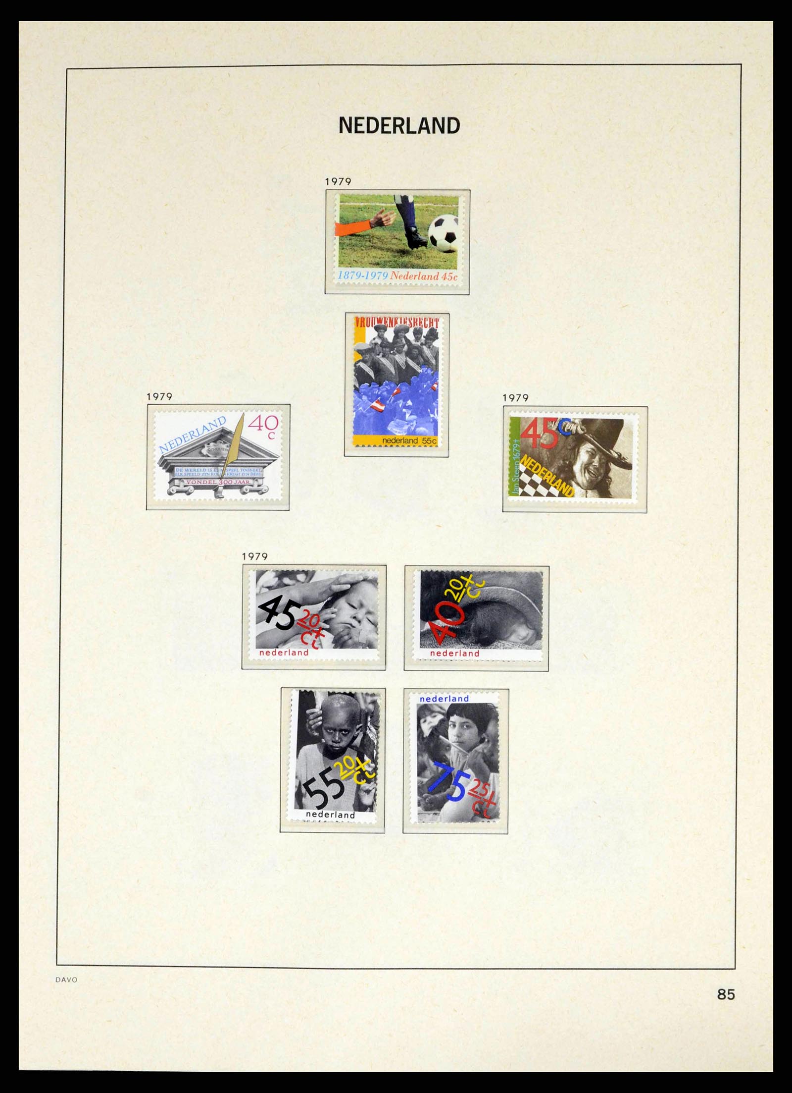 38268 0085 - Postzegelverzameling 38268 Nederland 1852-1986.