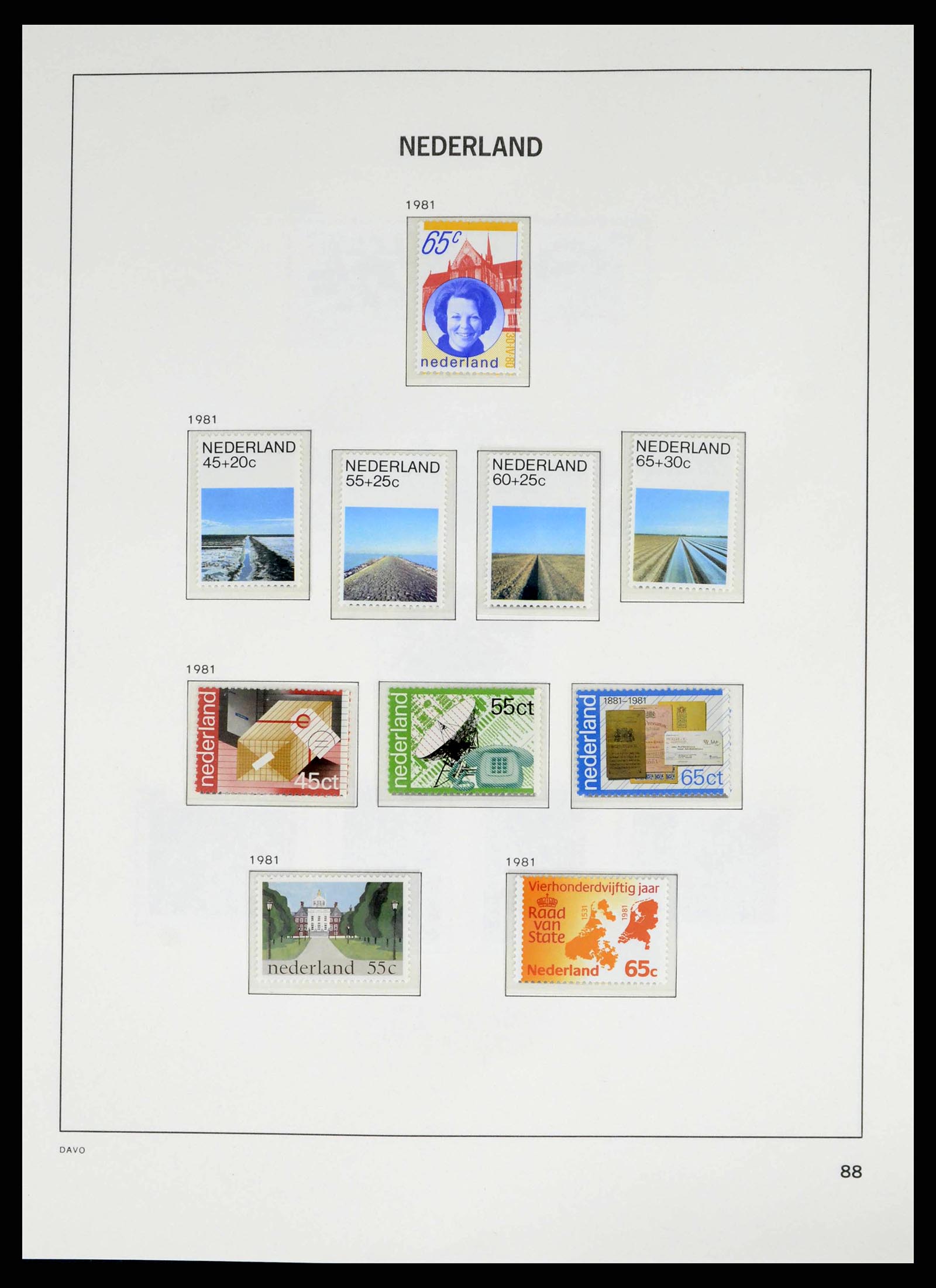 38268 0088 - Postzegelverzameling 38268 Nederland 1852-1986.