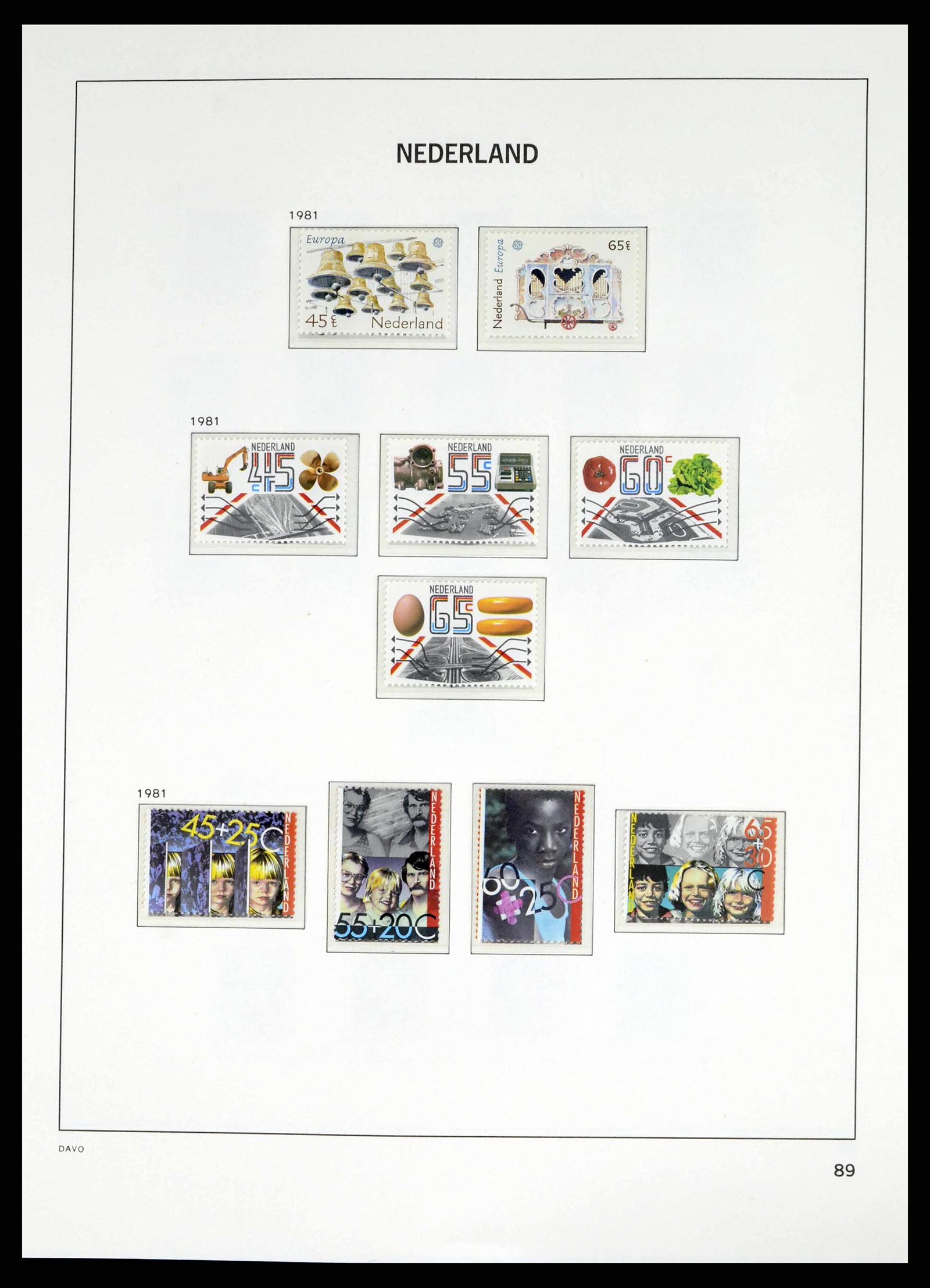 38268 0089 - Postzegelverzameling 38268 Nederland 1852-1986.
