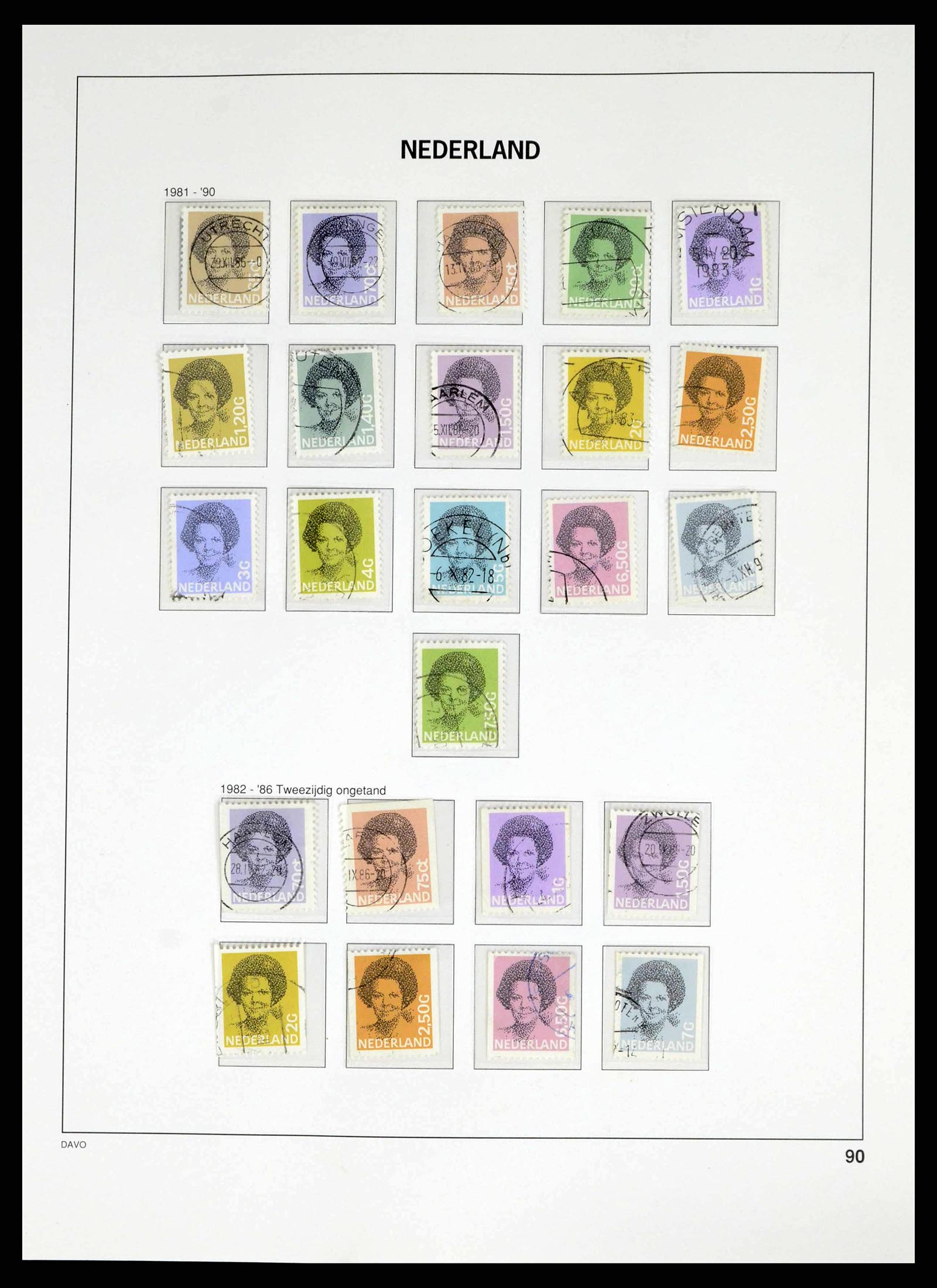 38268 0090 - Postzegelverzameling 38268 Nederland 1852-1986.