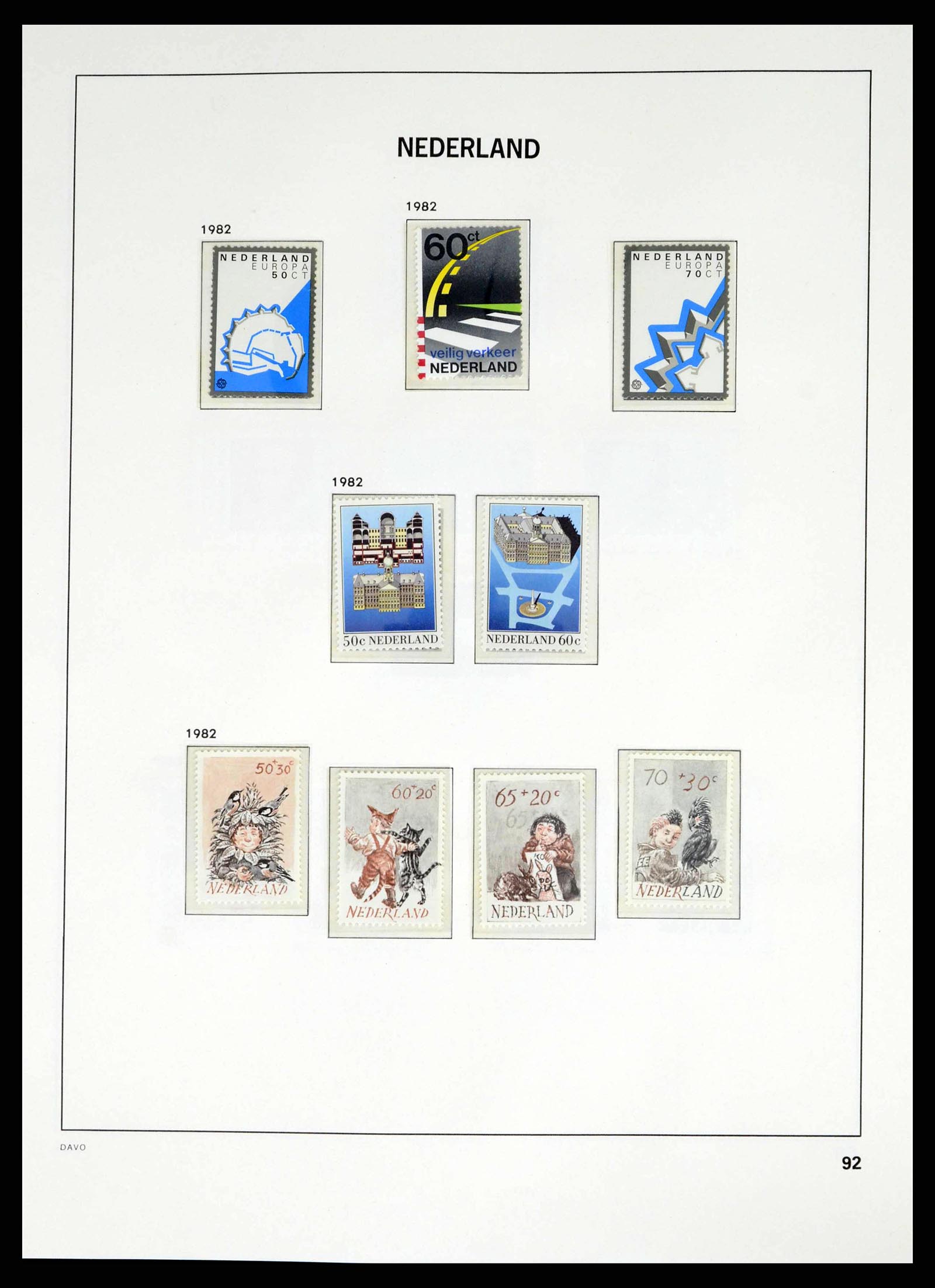 38268 0092 - Postzegelverzameling 38268 Nederland 1852-1986.