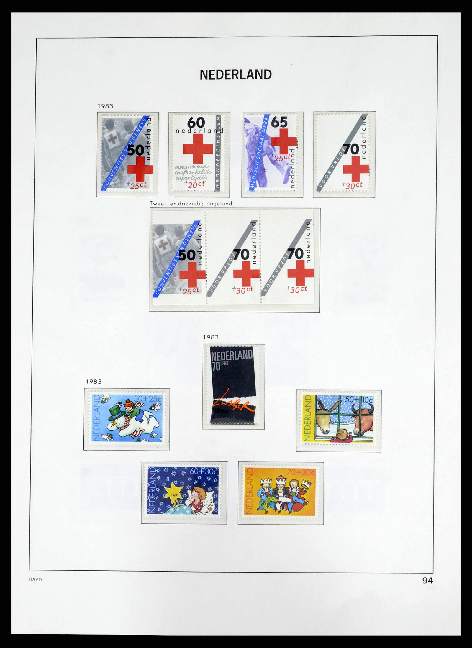 38268 0094 - Postzegelverzameling 38268 Nederland 1852-1986.
