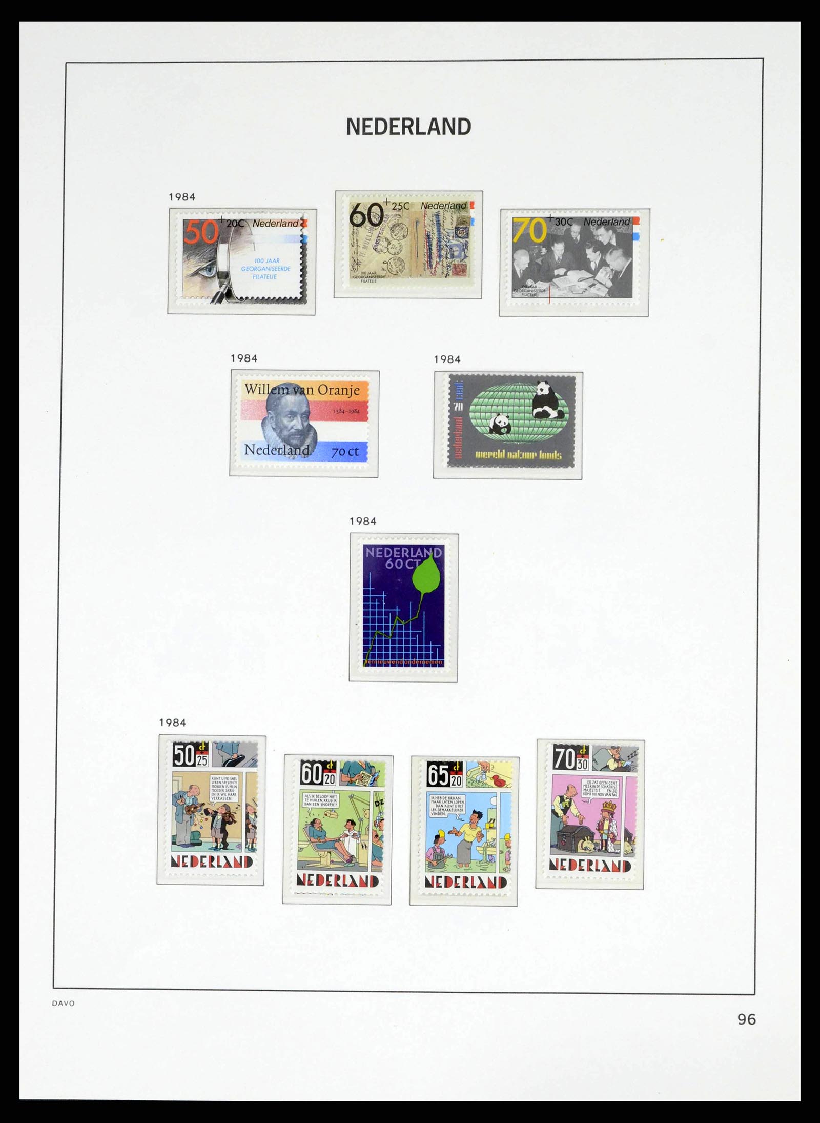 38268 0096 - Postzegelverzameling 38268 Nederland 1852-1986.