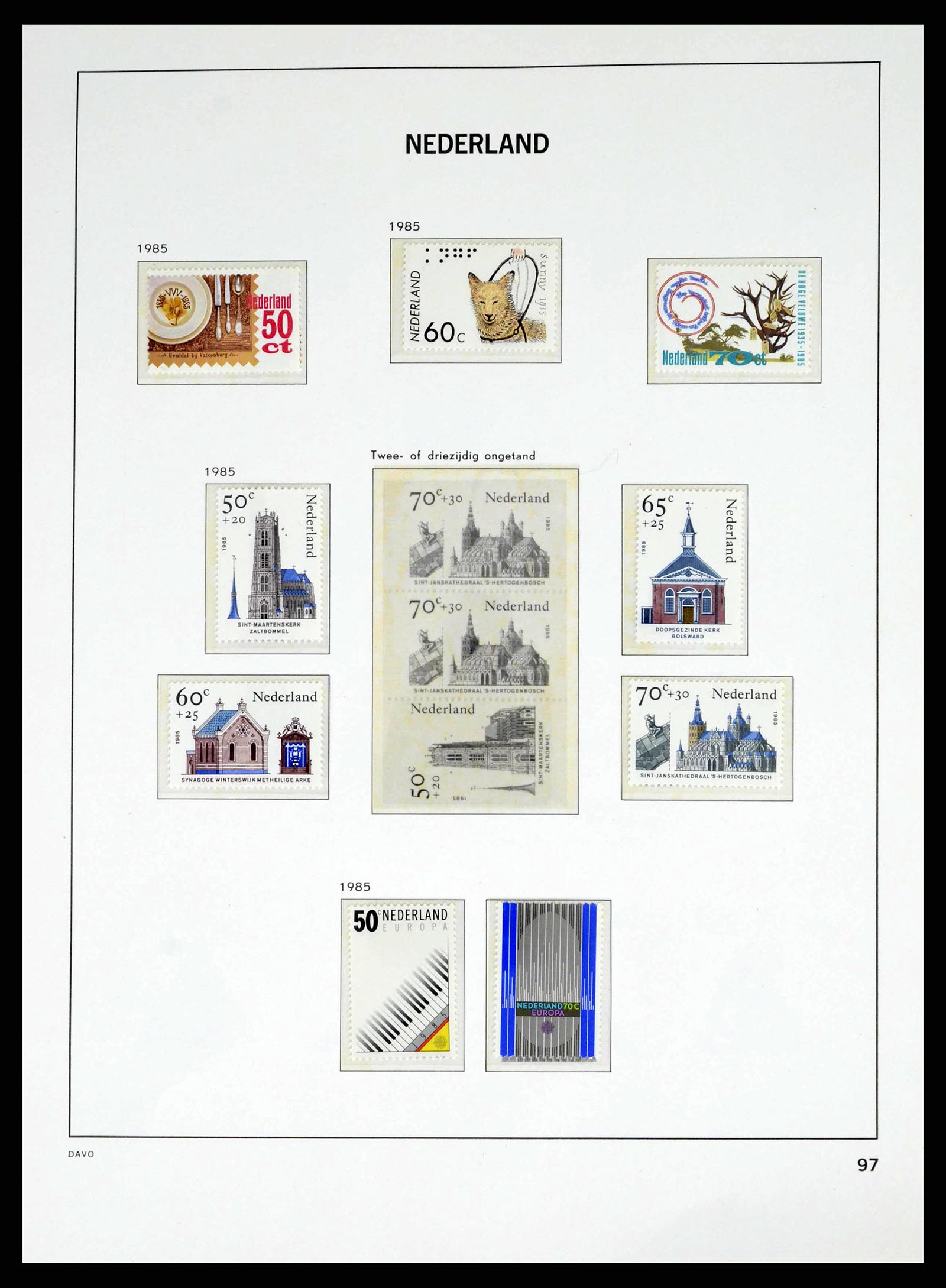 38268 0097 - Postzegelverzameling 38268 Nederland 1852-1986.