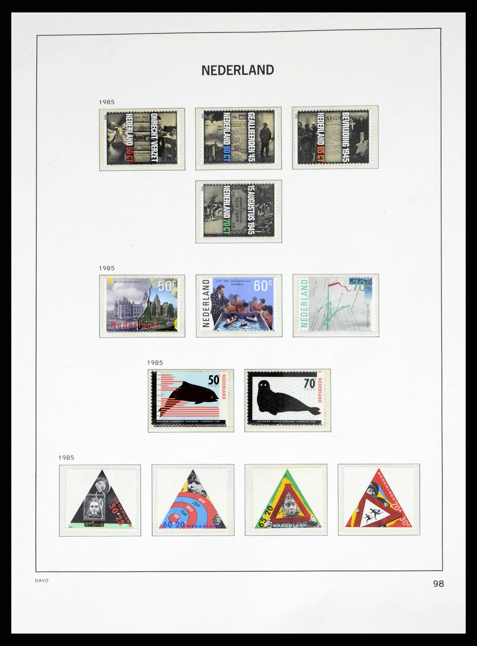 38268 0098 - Postzegelverzameling 38268 Nederland 1852-1986.