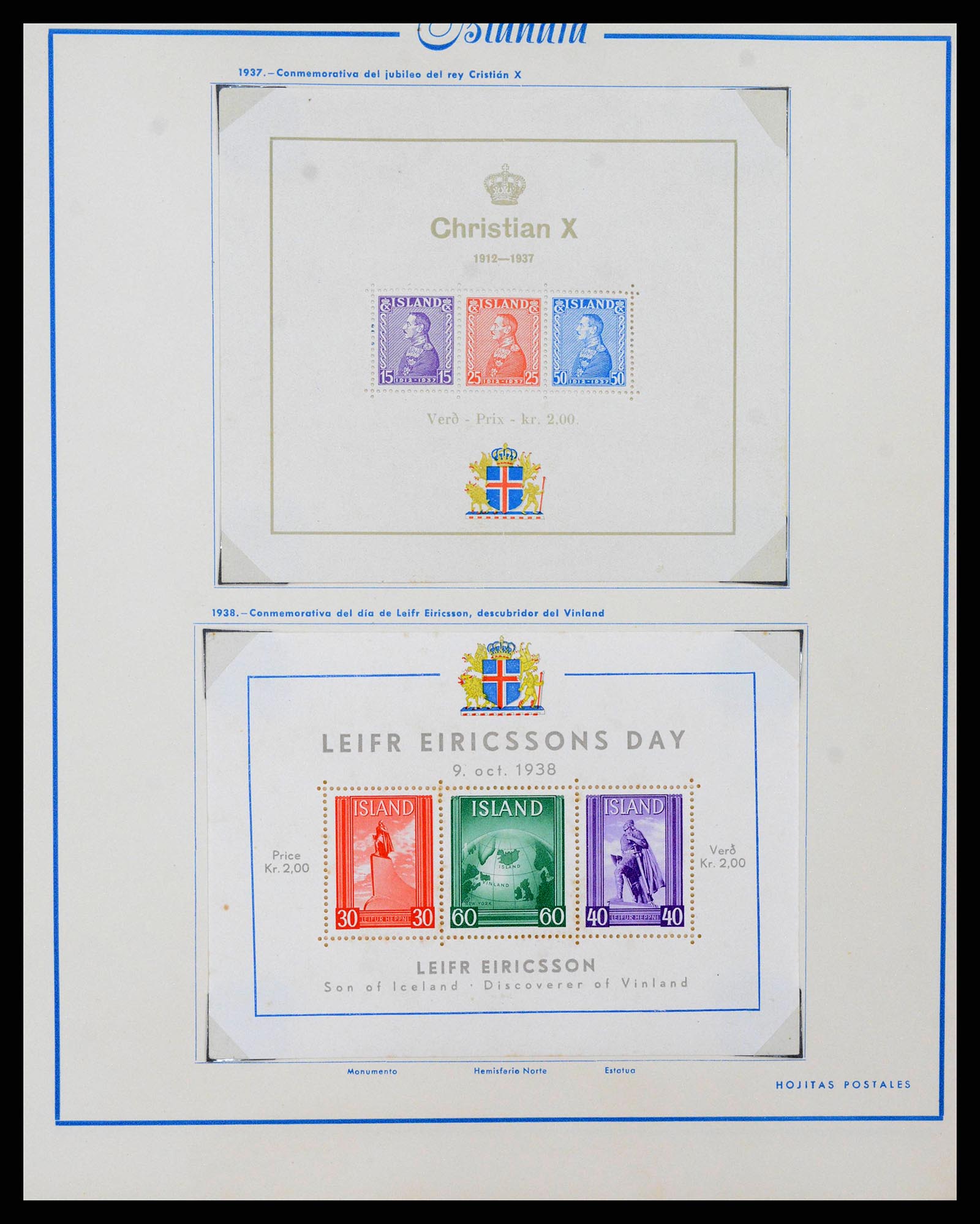 38270 0018 - Postzegelverzameling 38270 IJsland 1873-1964.