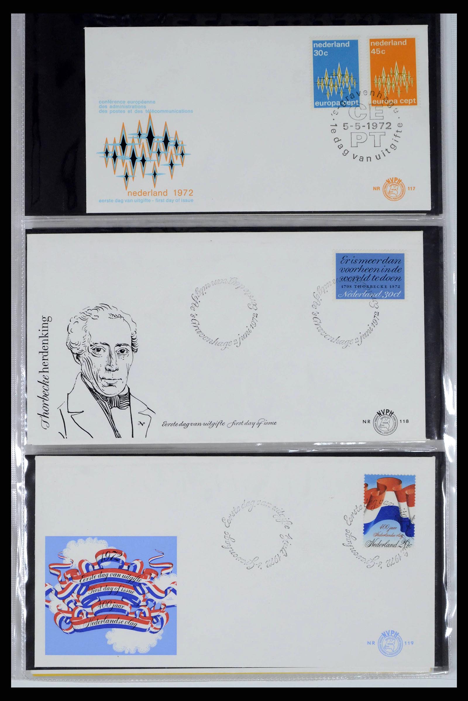 38271 0040 - Stamp collection 38271 Netherlands FDC's 1950-1995.