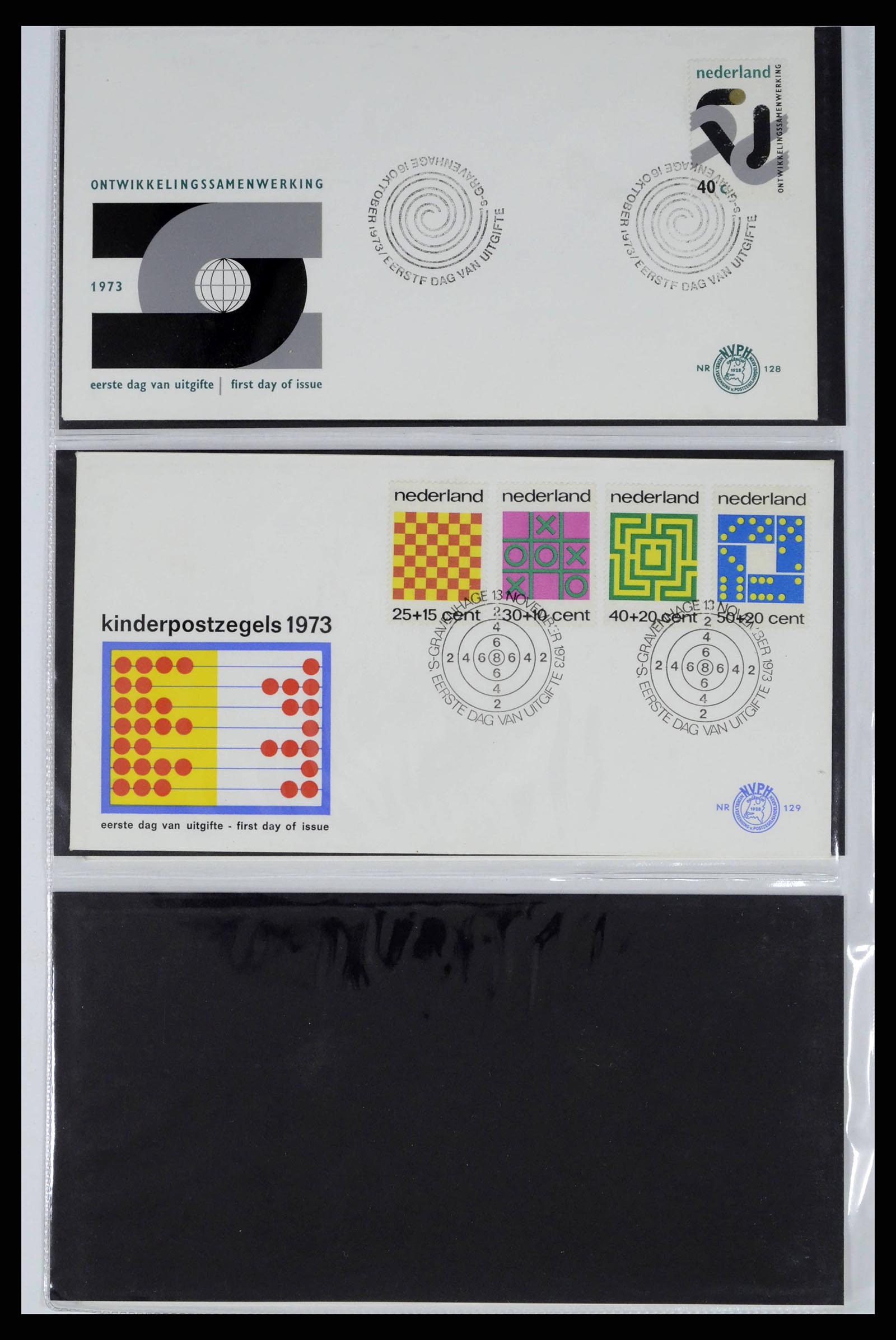 38271 0044 - Stamp collection 38271 Netherlands FDC's 1950-1995.
