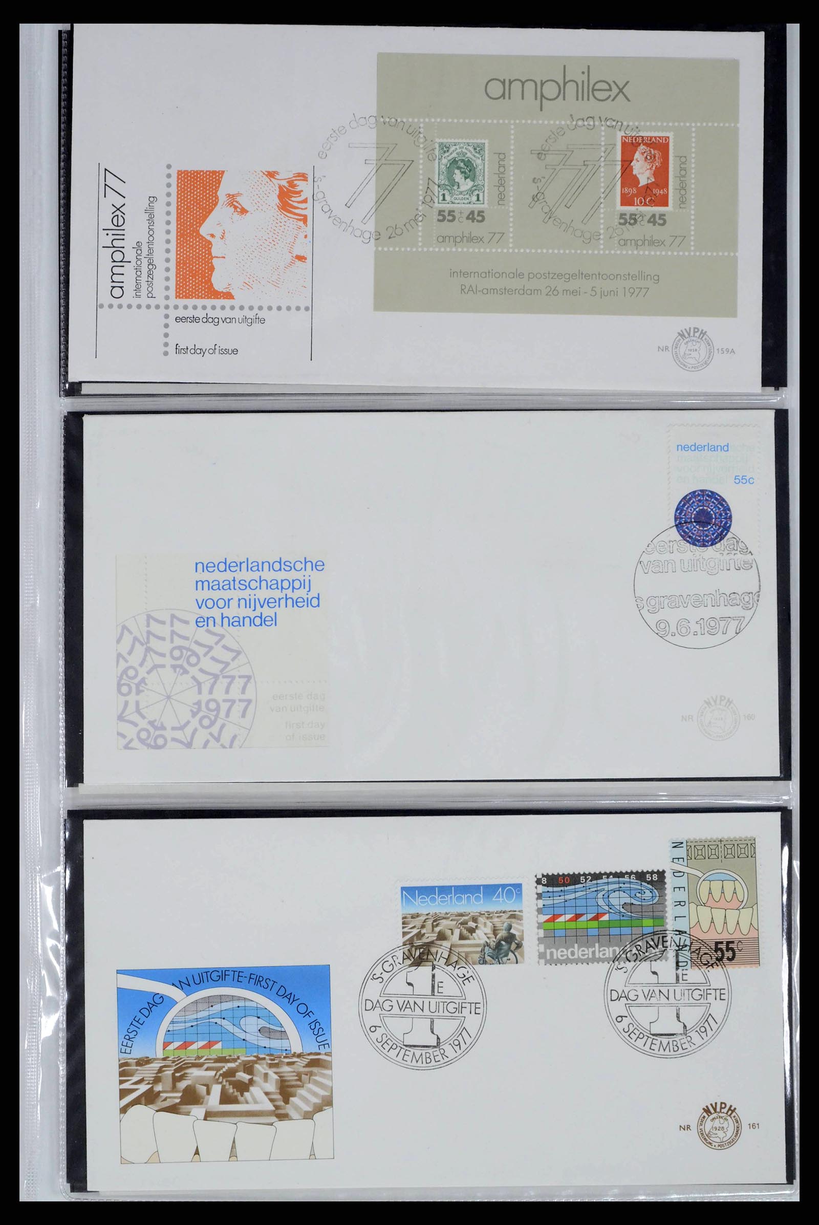 38271 0056 - Stamp collection 38271 Netherlands FDC's 1950-1995.