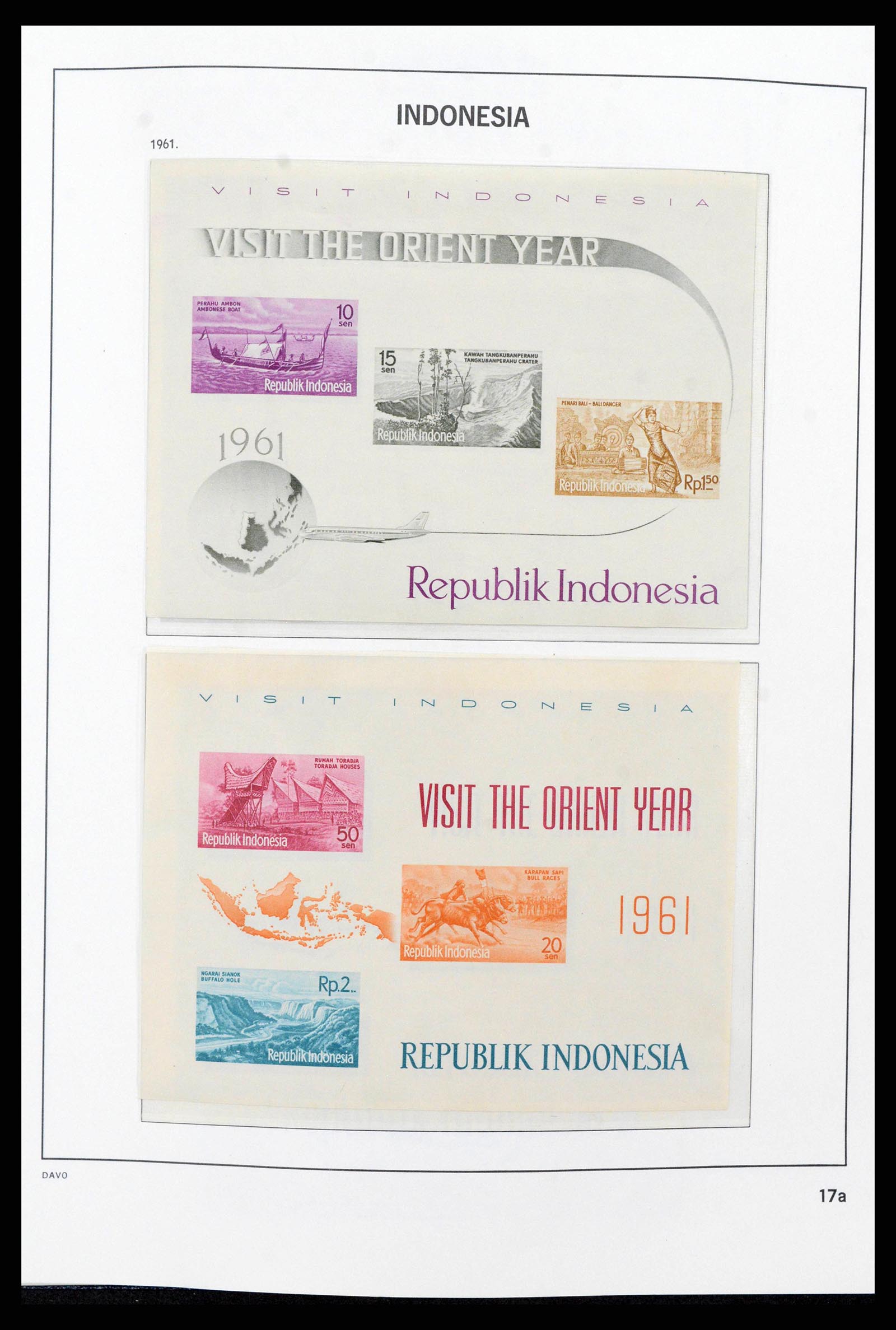 38272 0018 - Postzegelverzameling 38272 Indonesië 1949-2009.